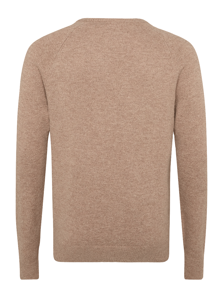Superdry - WOOL BLEND JUMPER - rund hals - macadamia brown marl - 2