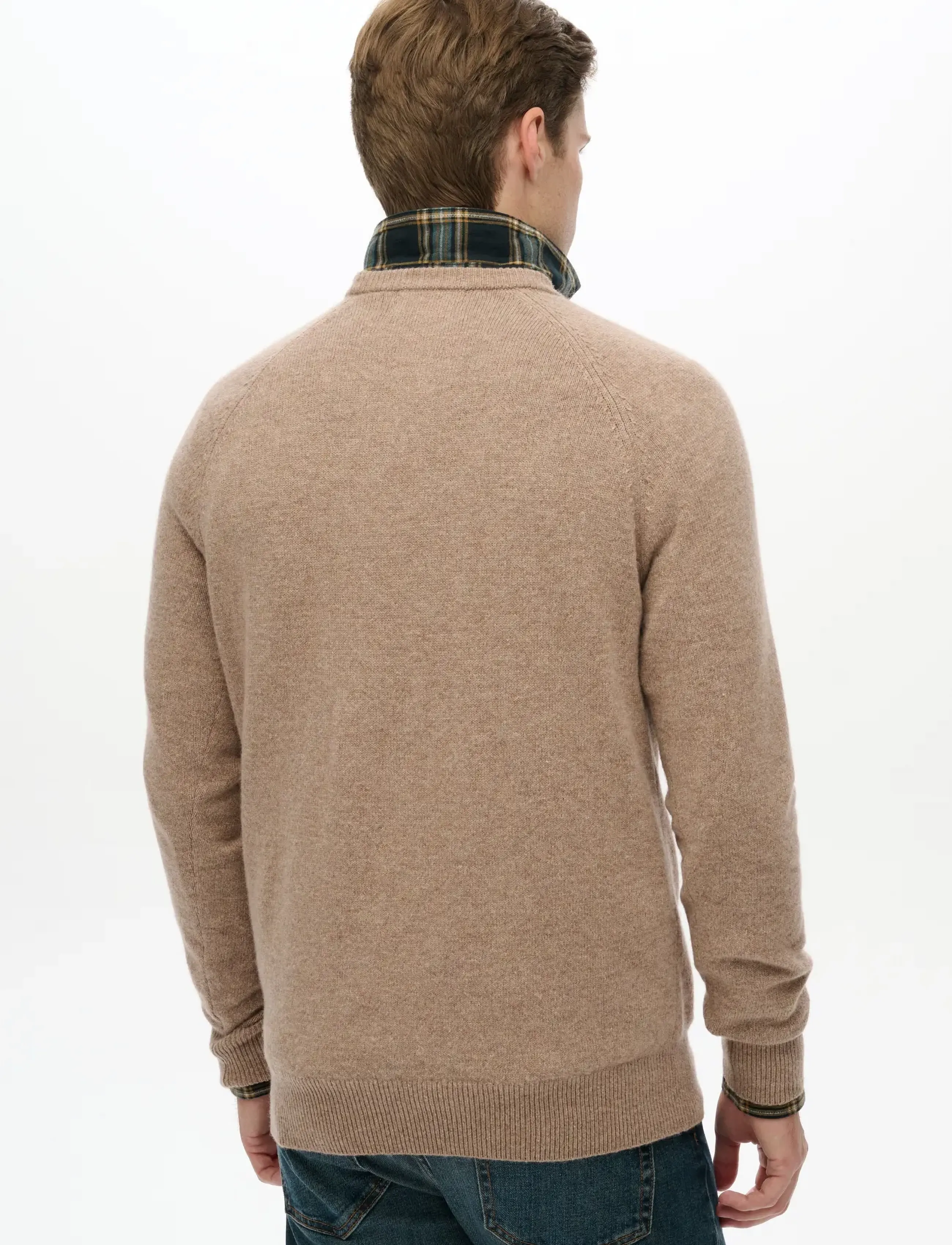 Superdry - WOOL BLEND JUMPER - rund hals - macadamia brown marl - 2