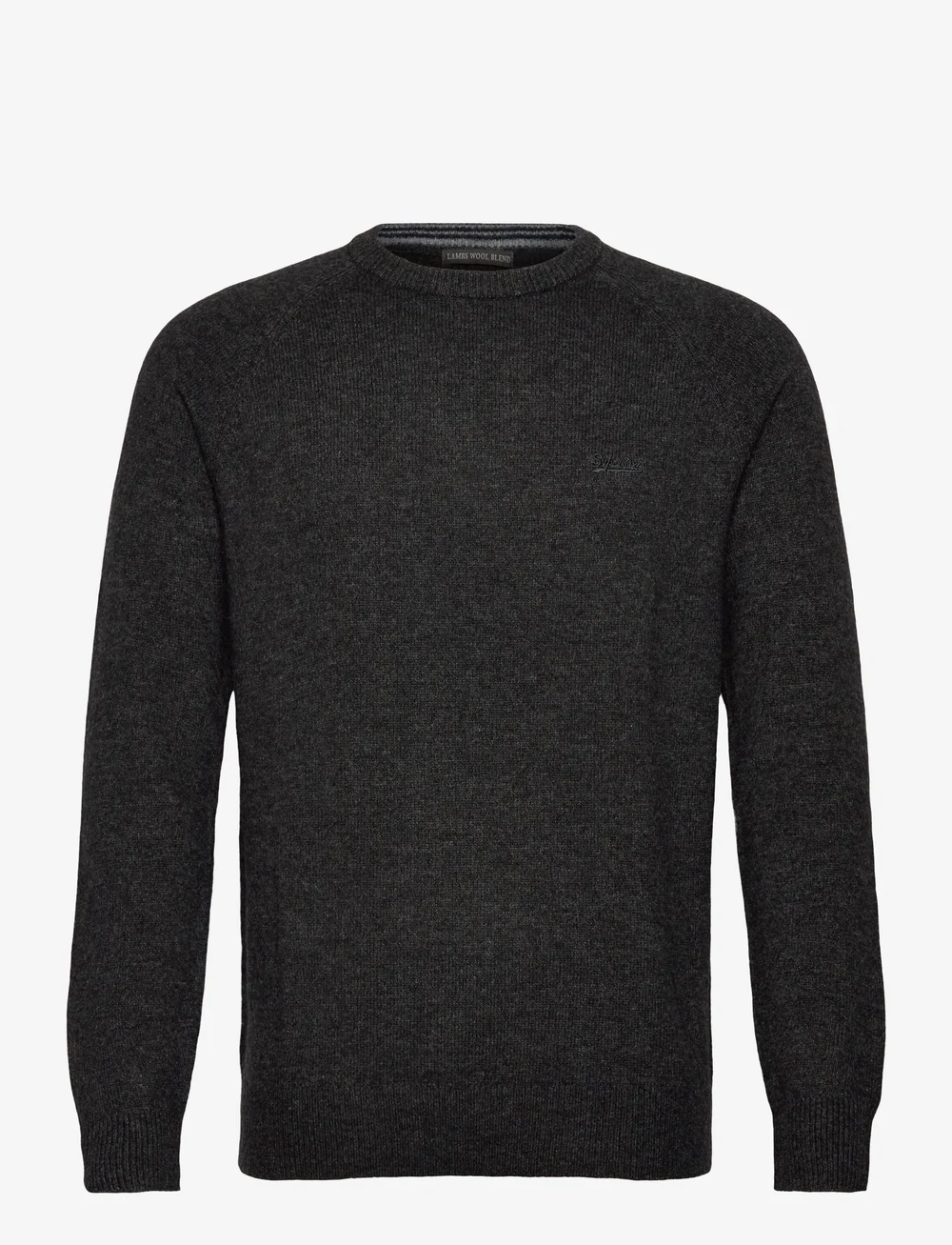 Superdry - WOOL BLEND JUMPER - pyöreäaukkoiset - midnight charcoal marl - 1