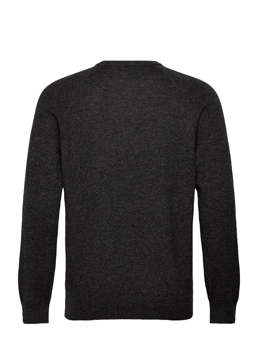 Superdry - WOOL BLEND JUMPER - Ümmarguse kaelusega kudumid - midnight charcoal marl - 2