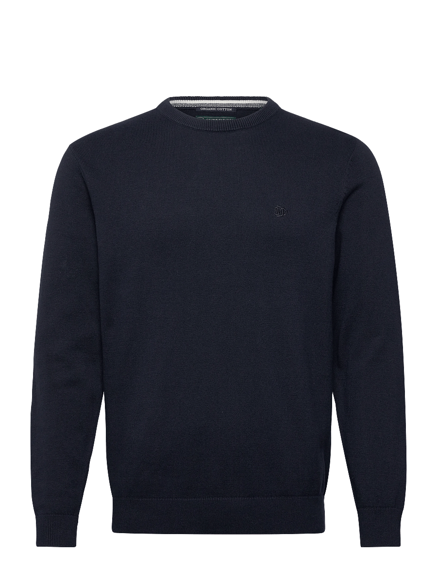 Superdry - ESSENTIALS COTTON JUMPER - rundhals - eclipse navy marl - 1