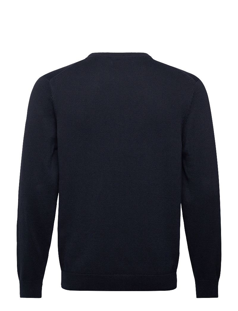 Superdry - ESSENTIALS COTTON JUMPER - rund hals - eclipse navy marl - 2