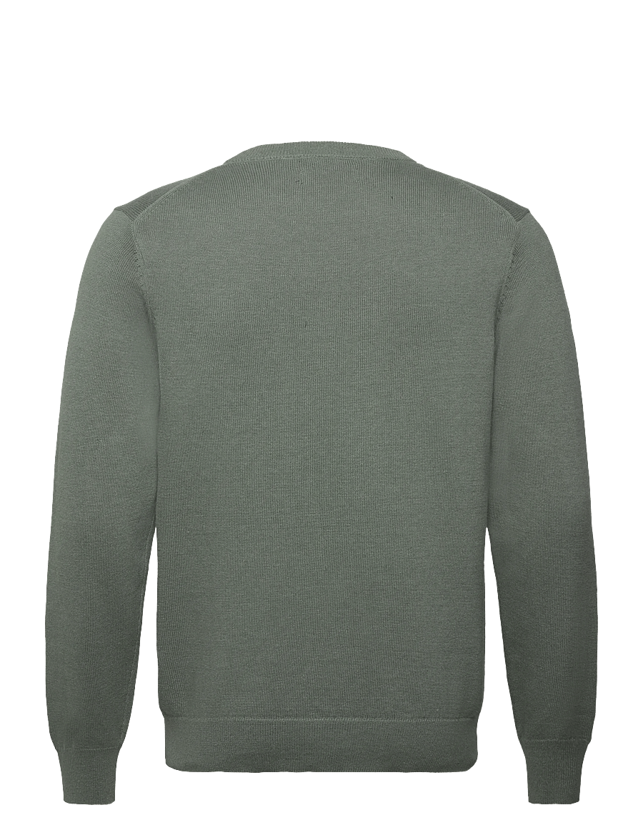 Superdry - ESSENTIALS COTTON JUMPER - Ümmarguse kaelusega kudumid - lily pad green marl - 2
