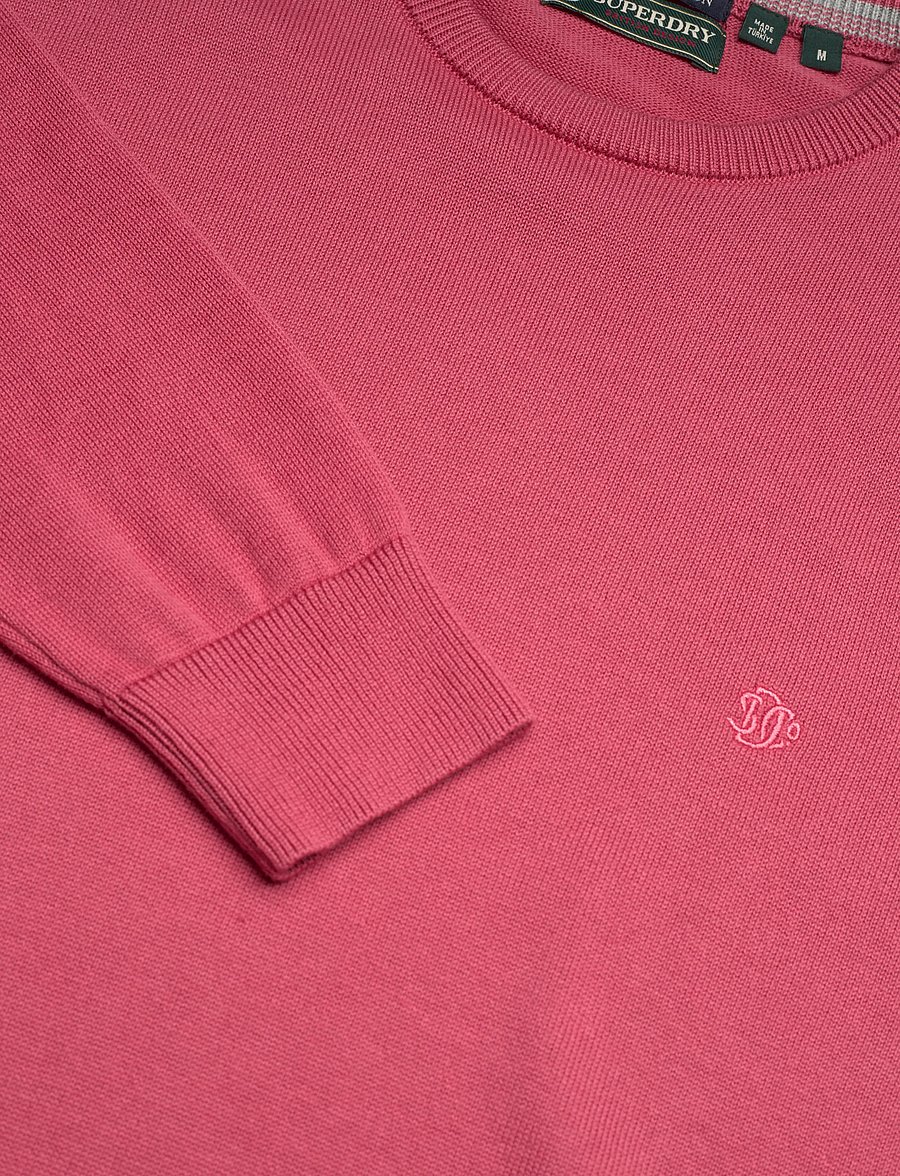 Superdry - ESSENTIALS COTTON JUMPER - rundhals - candy pink - 5