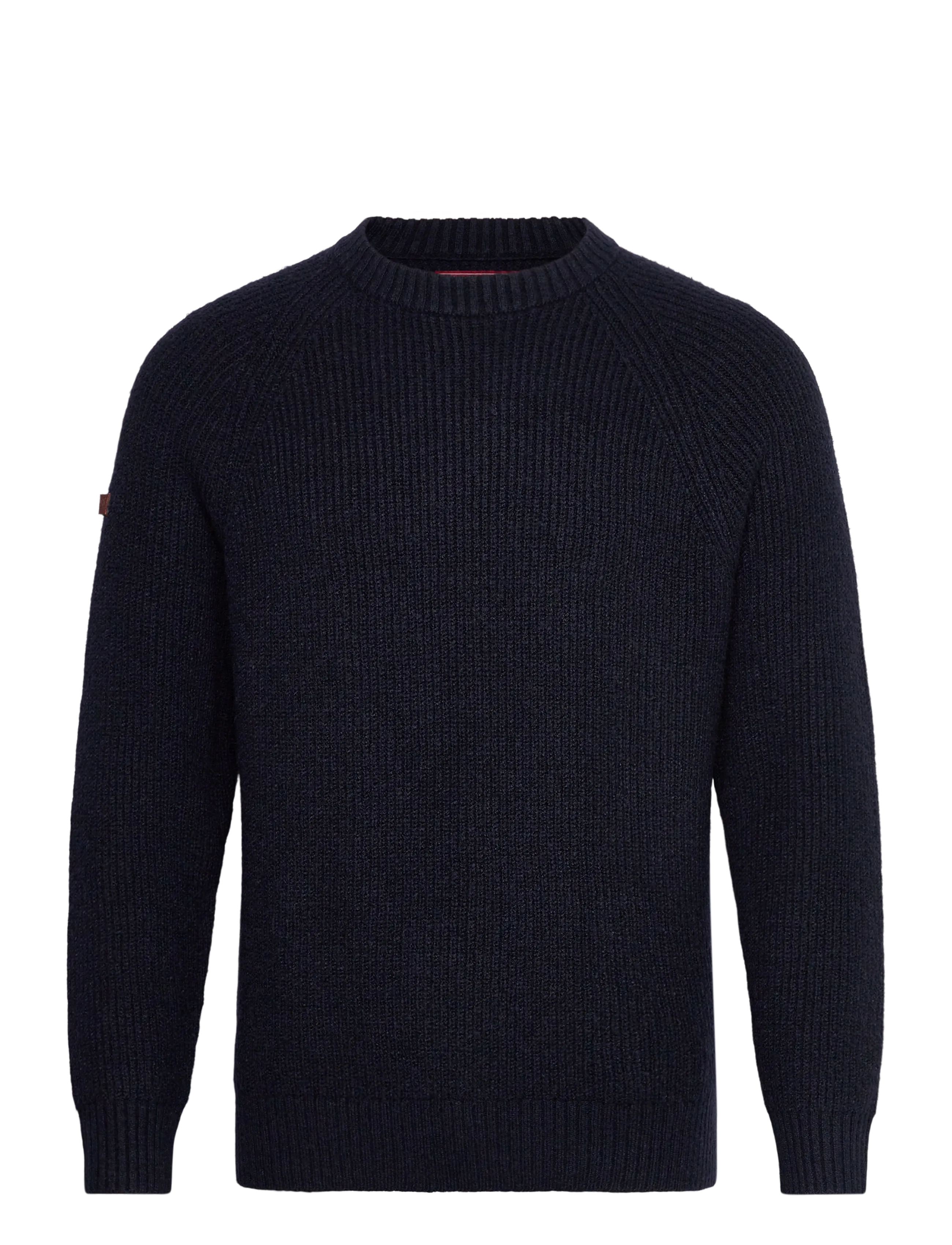 SUPERDRY Chunky Raglan Jumper Navy - S - Herren