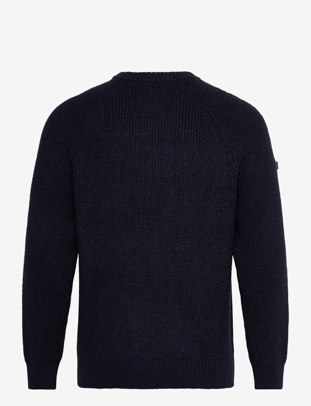 Superdry - CHUNKY RAGLAN JUMPER - sügisesed riided - eclipse navy - 1