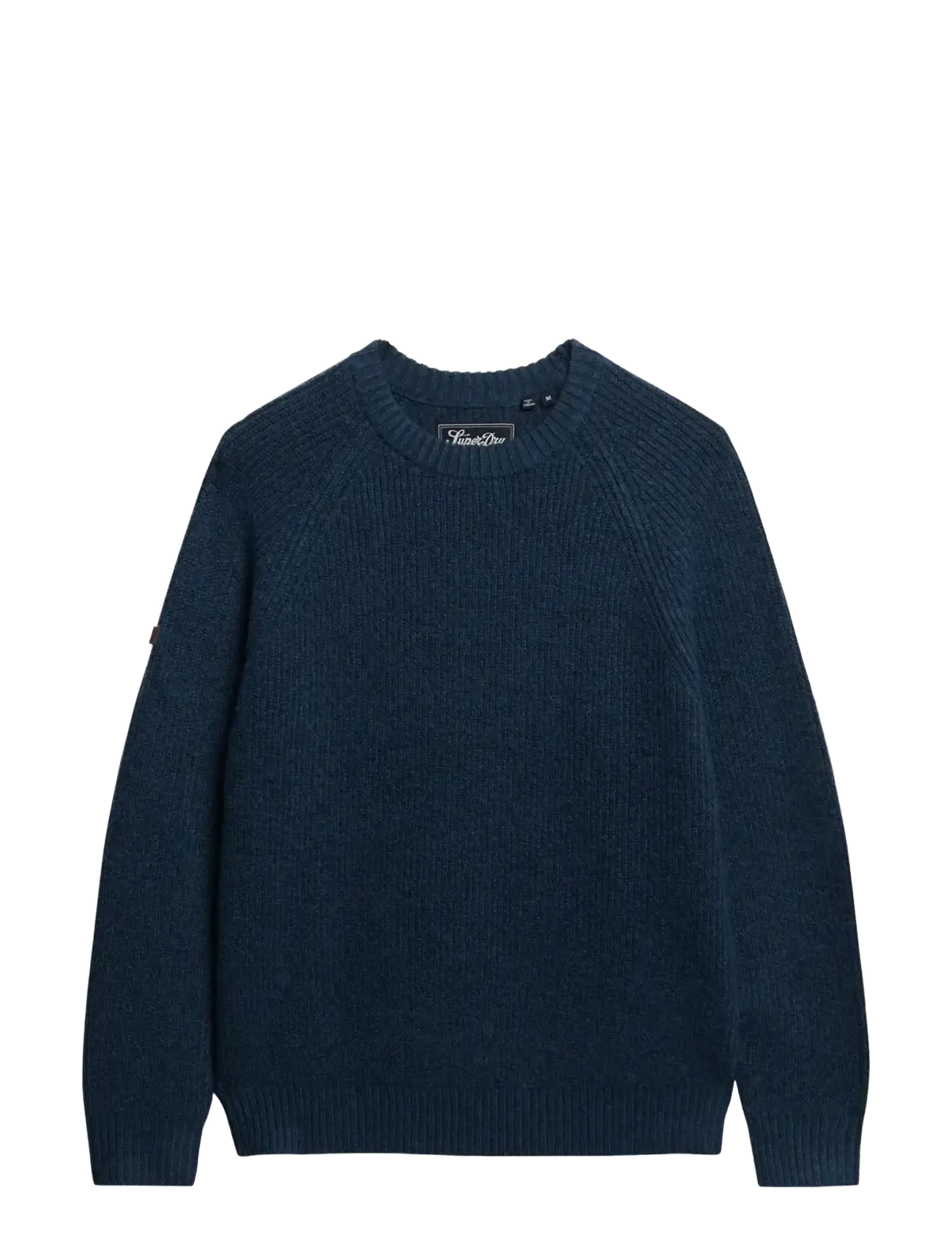 SUPERDRY Chunky Raglan Jumper Navy - L - Herren
