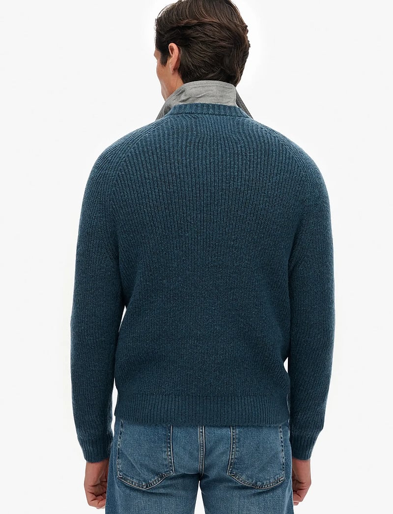 Superdry - CHUNKY RAGLAN JUMPER - rund hals - ink - 5