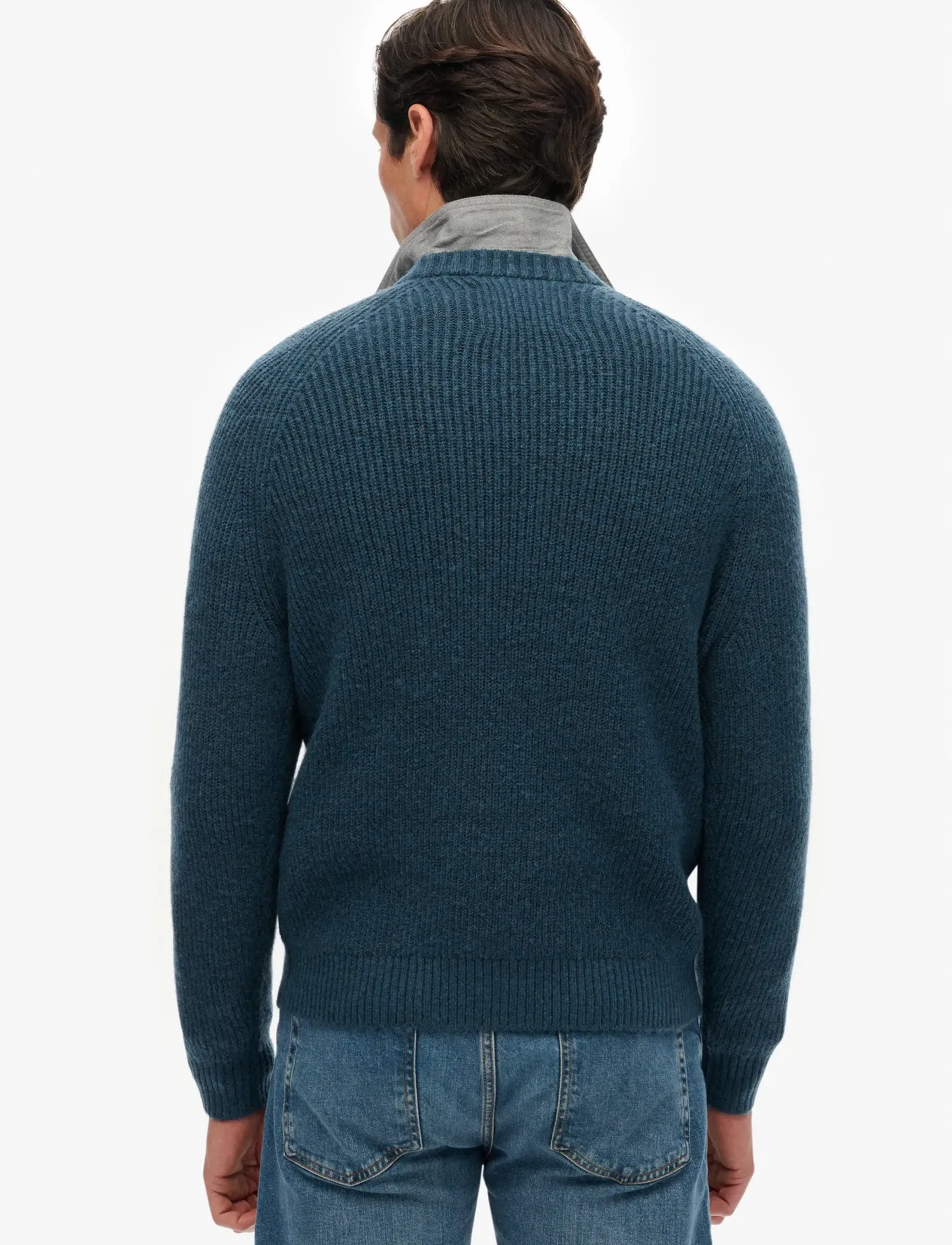 Superdry - CHUNKY RAGLAN JUMPER - rund hals - ink - 5