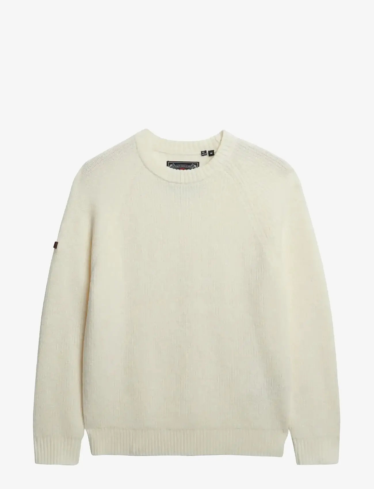 Superdry - CHUNKY RAGLAN JUMPER - autumn clothing - winter cream - 0