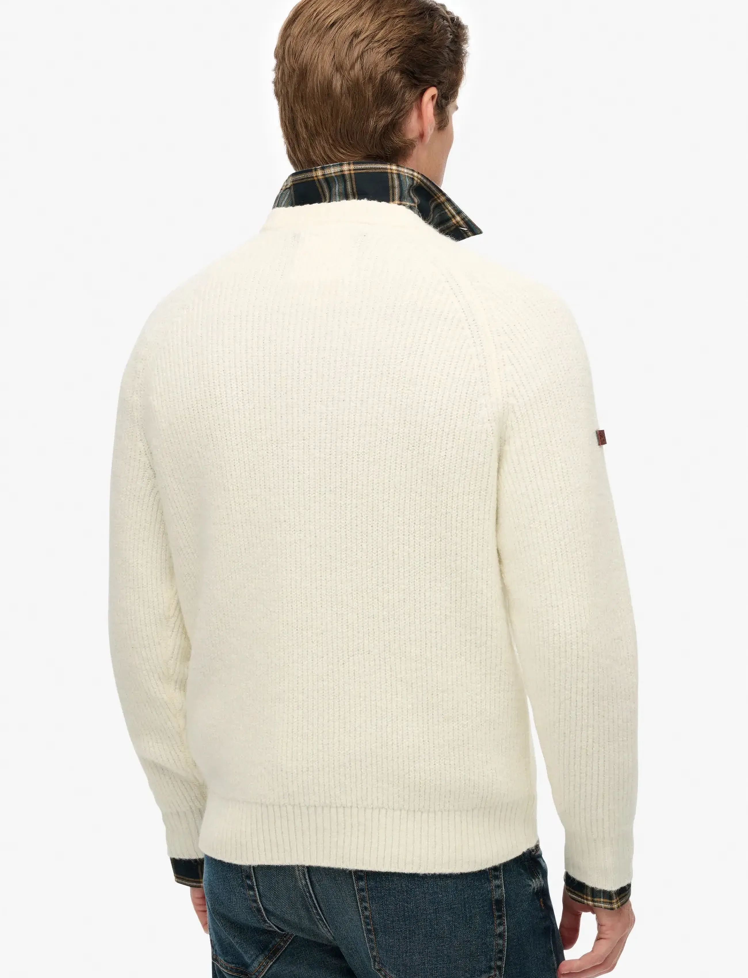 Superdry - CHUNKY RAGLAN JUMPER - rundhals - winter cream - 5