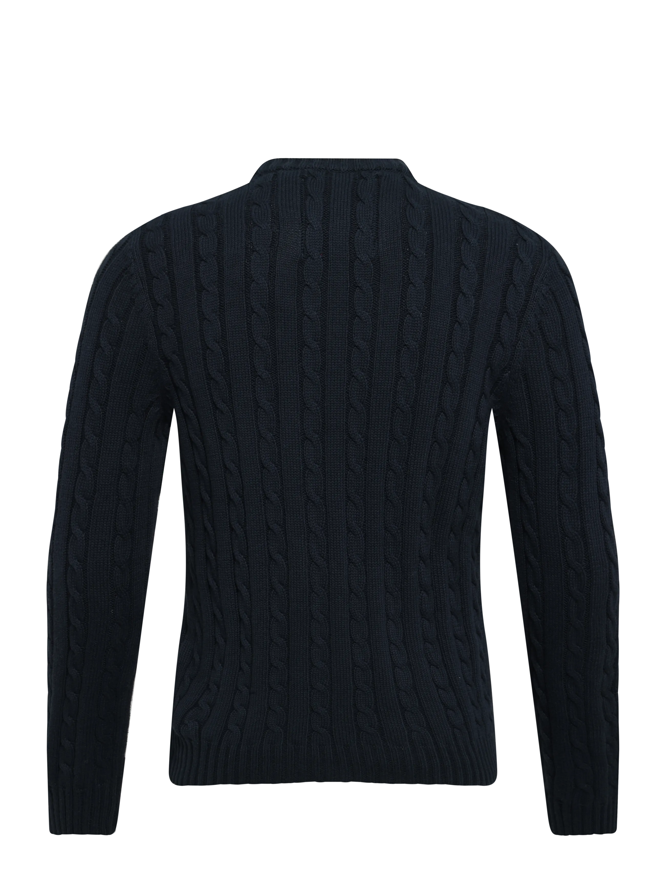 Superdry - COTTON CABLE KNIT CREW - rundhals - eclipse navy - 2