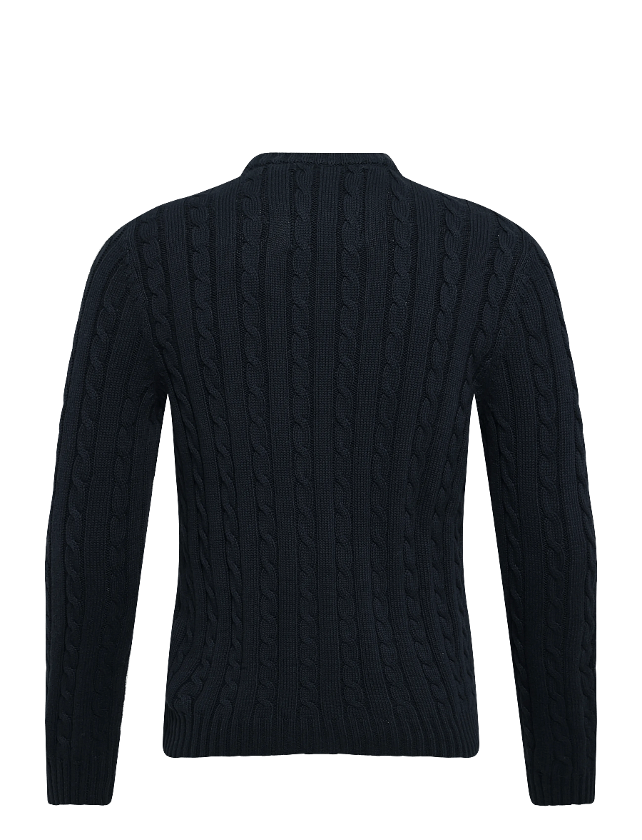 Superdry - COTTON CABLE KNIT CREW - rundhals - eclipse navy - 2