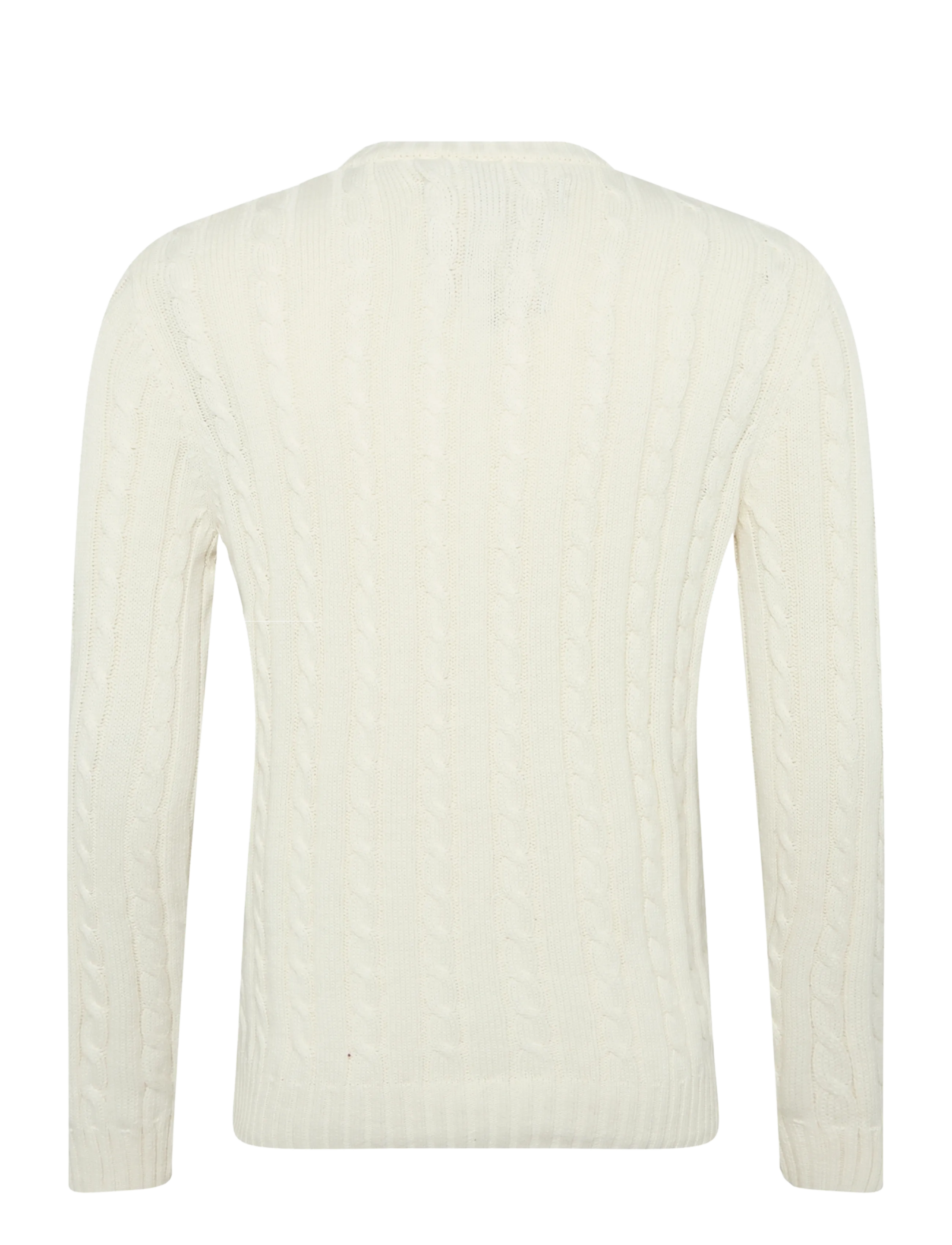 Superdry - COTTON CABLE KNIT CREW - round necks - ecru - 2