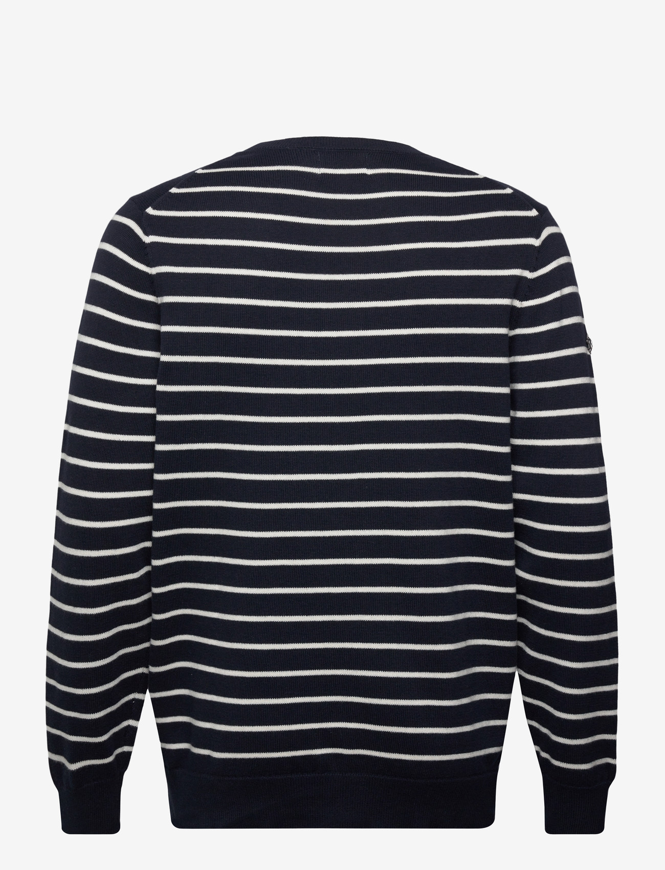 Superdry - MERCHANT BRETON JUMPER - rundhalsad - navy breton stripe - 2