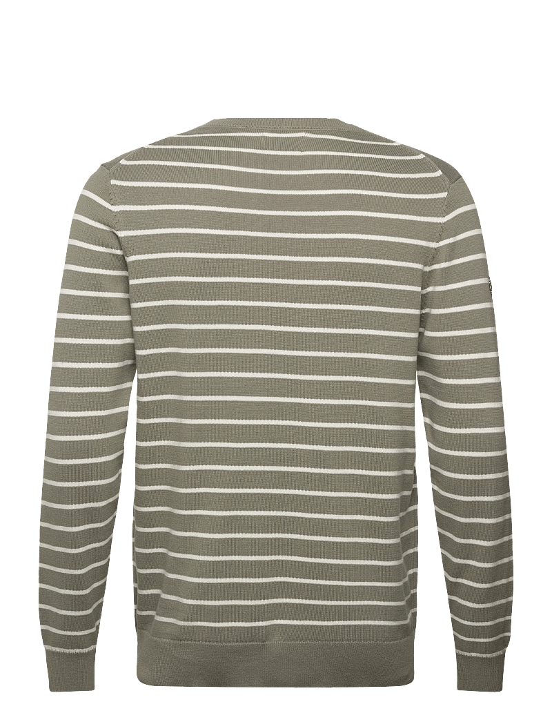 Superdry - MERCHANT BRETON JUMPER - rundhals - olive breton stripe - 2