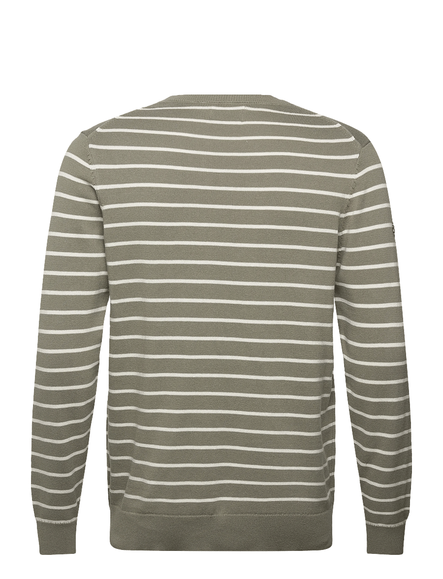 Superdry - MERCHANT BRETON JUMPER - rundhals - olive breton stripe - 2