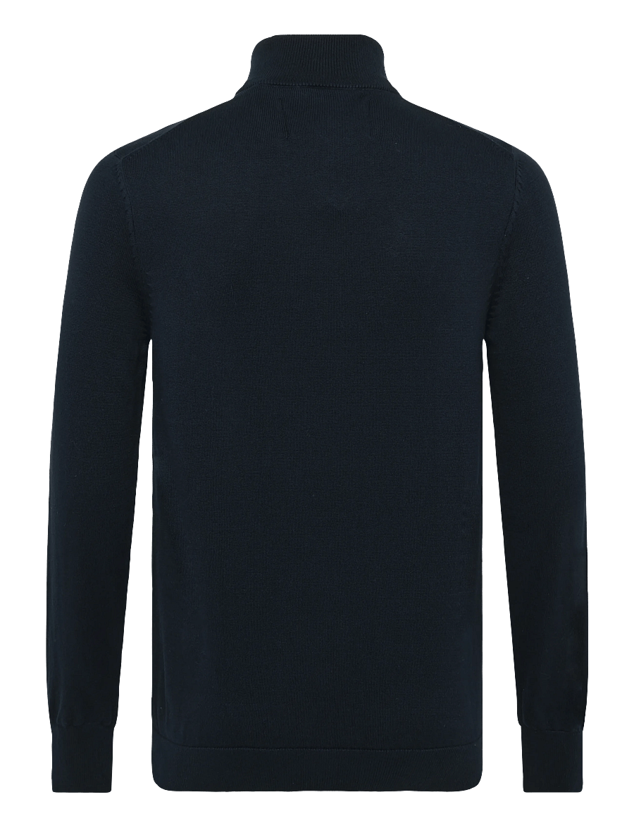 Superdry - PREP ESSENTIAL COTTON HALF ZIP - pullover mit halbem reißverschluss - eclipse navy - 2