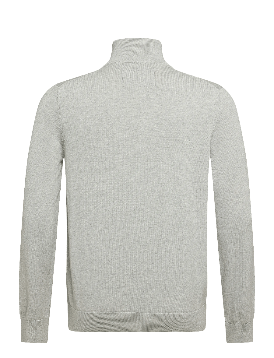 Superdry - PREP ESSENTIAL COTTON HALF ZIP - halfzip strik - lightning grey marl - 2