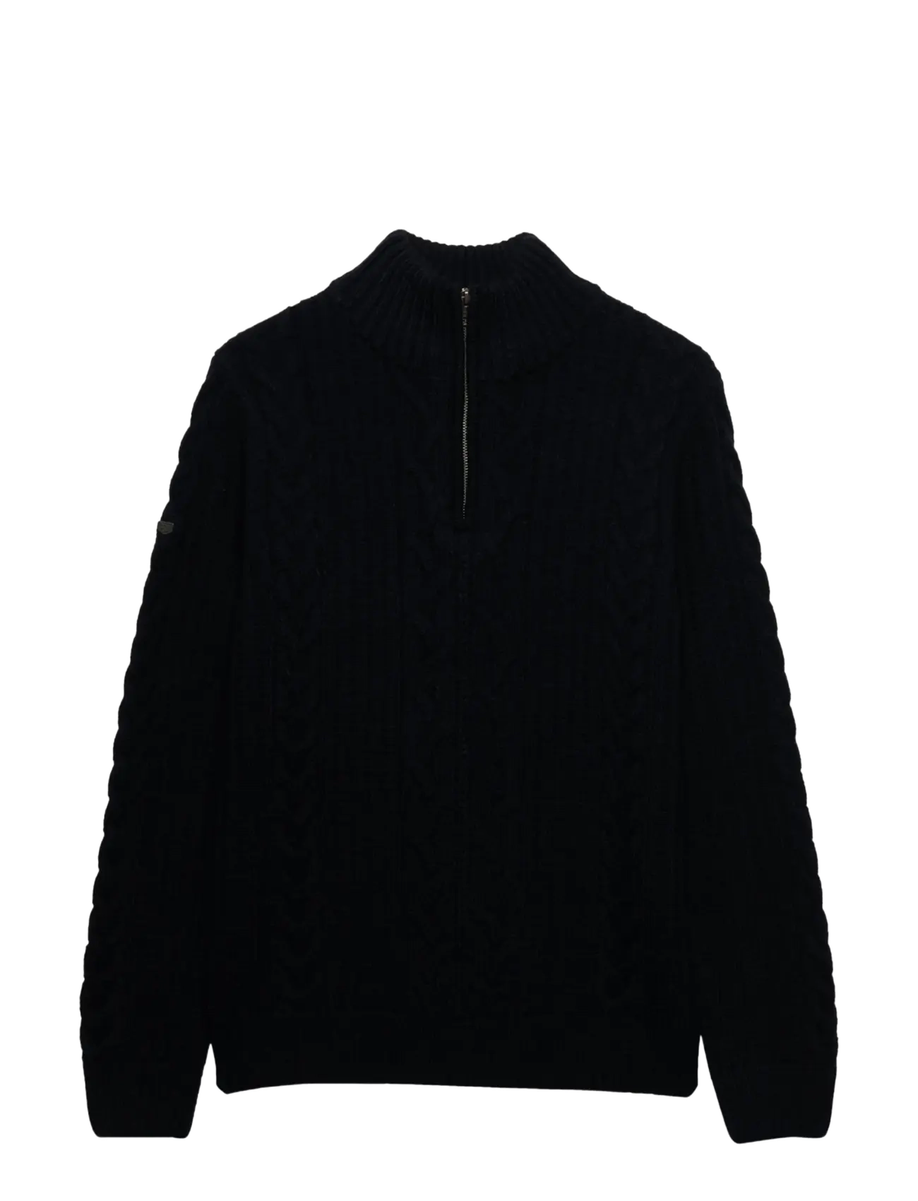 Superdry - JACOB CABLE HALF ZIP KNIT - pullover mit halbem reißverschluss - eclipse navy - 2