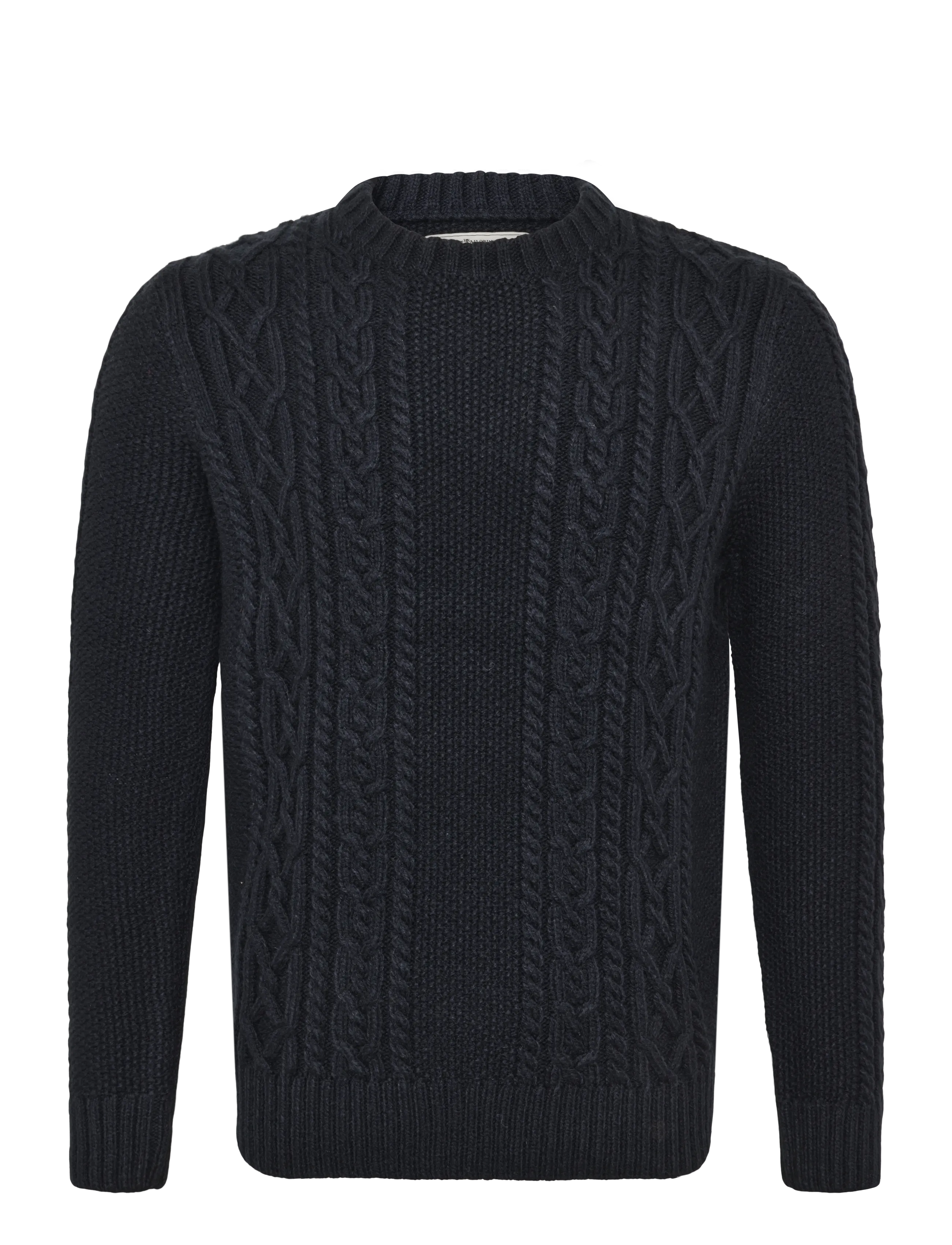 Superdry JACOB CABLE JUMPER - Rundhals - ECLIPSE NAVY / navy