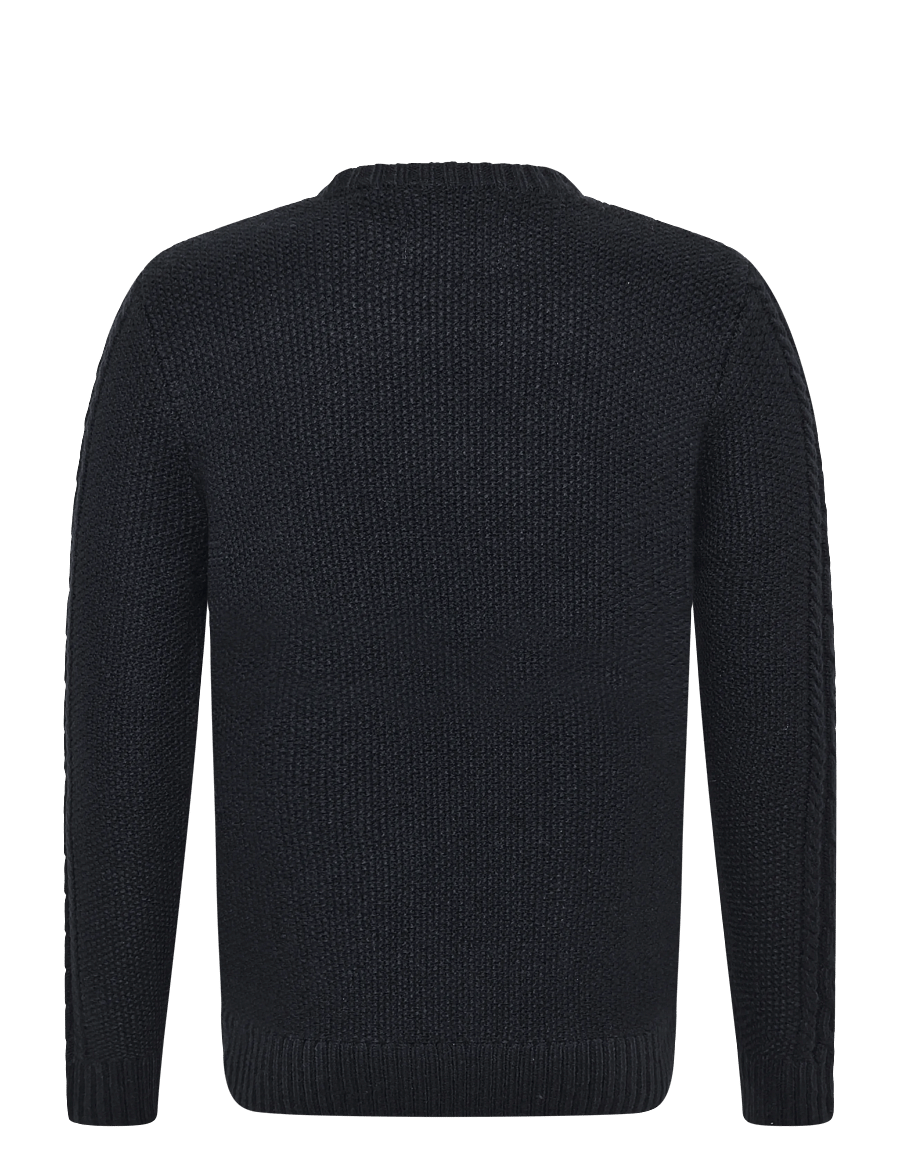 Superdry - JACOB CABLE JUMPER - round necks - eclipse navy - 2