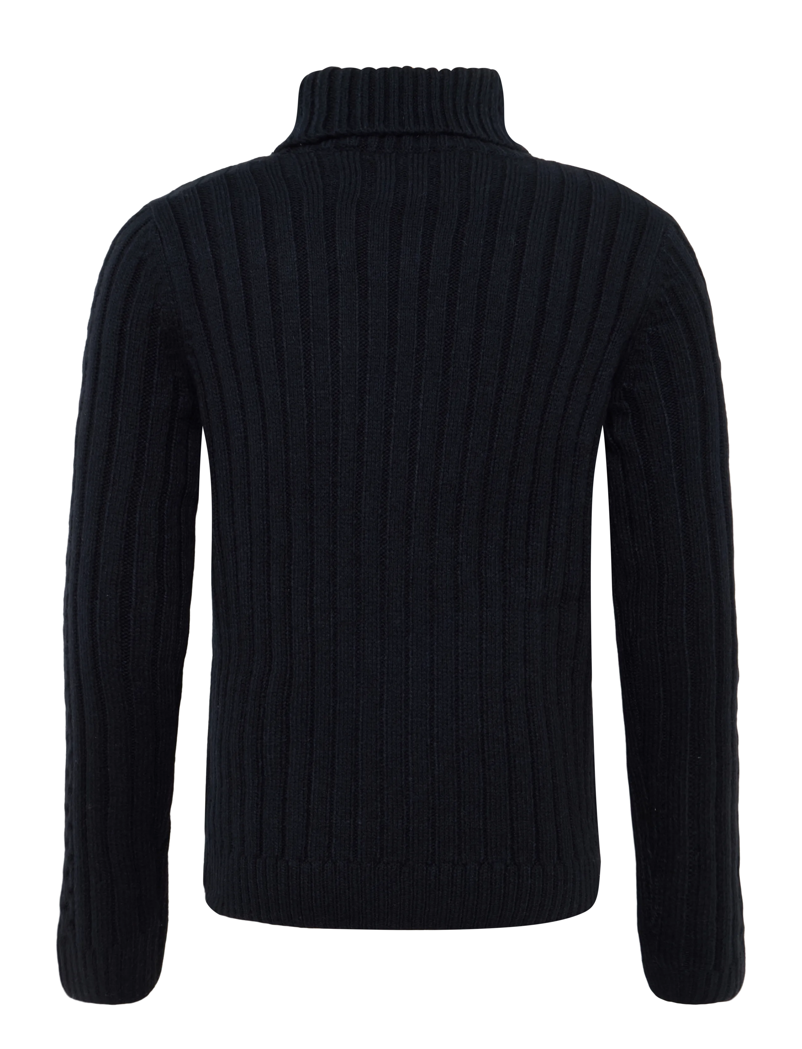 Superdry - JACOB CABLE ROLL NECK JUMPER - sügisesed riided - eclipse navy - 2