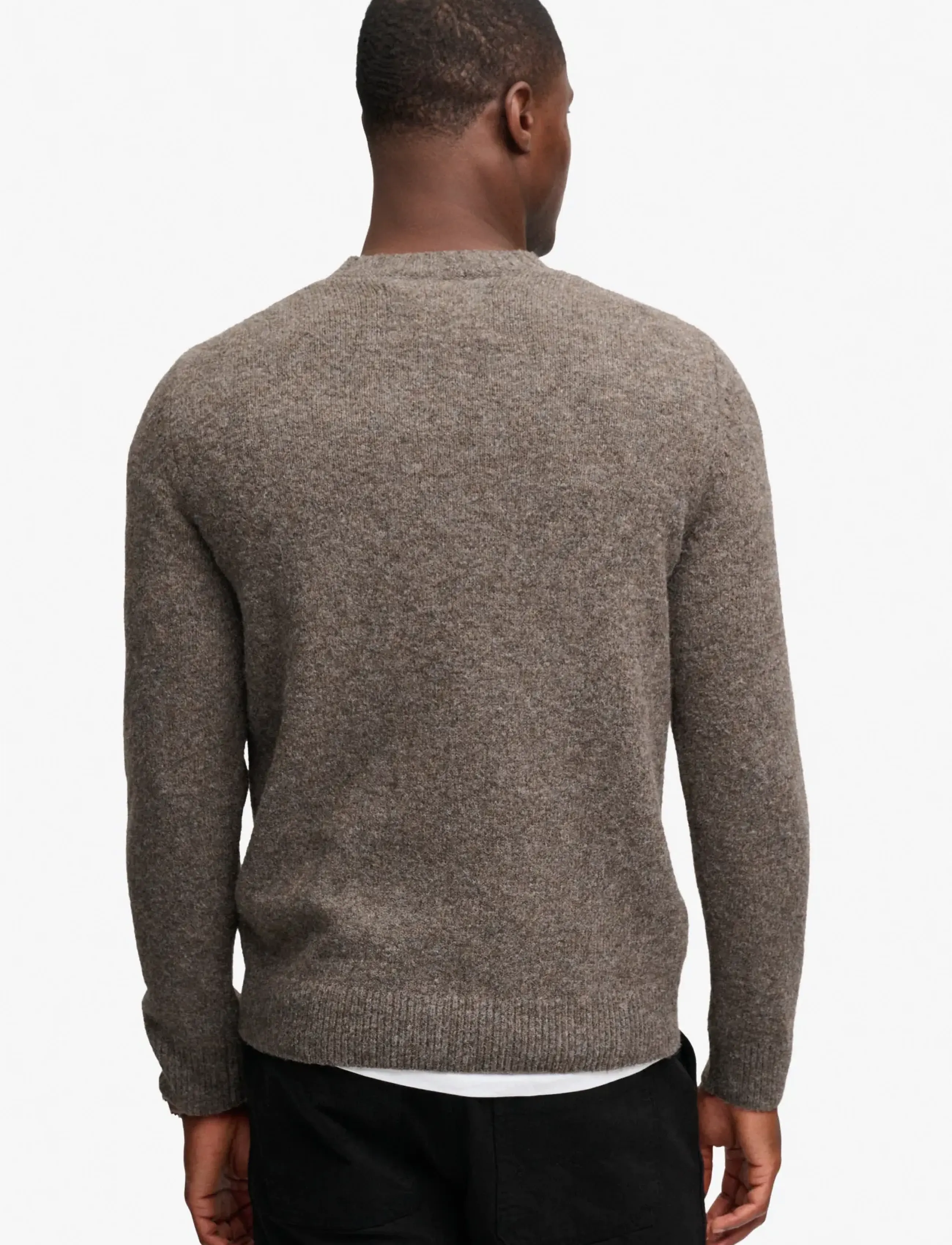 Superdry - BRUSHED KNITTED JUMPER - round necks - cocoa brown fleck - 2