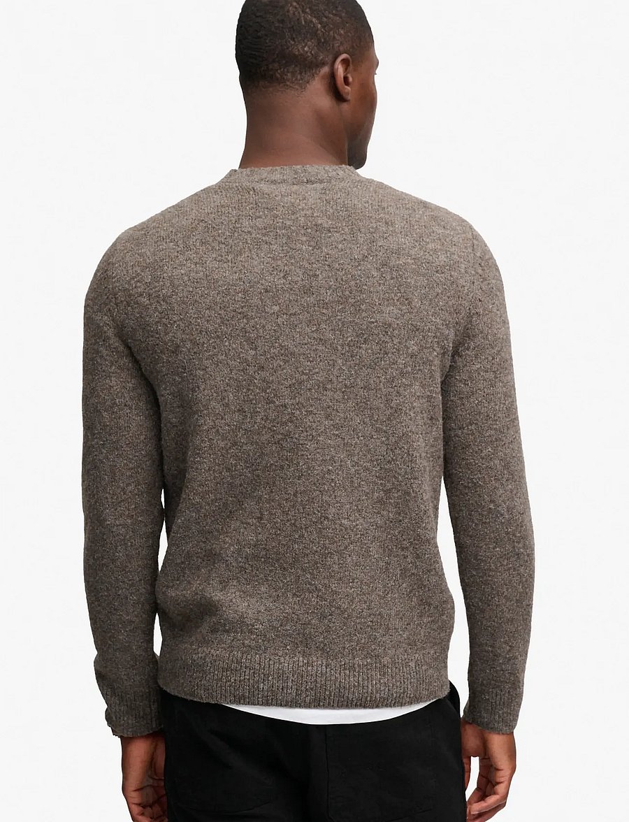Superdry - BRUSHED KNITTED JUMPER - round necks - cocoa brown fleck - 2