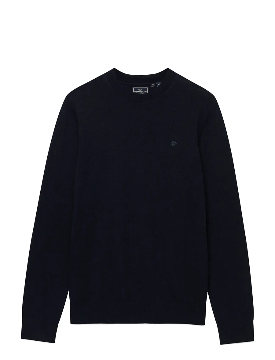 Superdry - ESSENTIAL LW WOOL BLEND JUMPER - deepest navy - 1