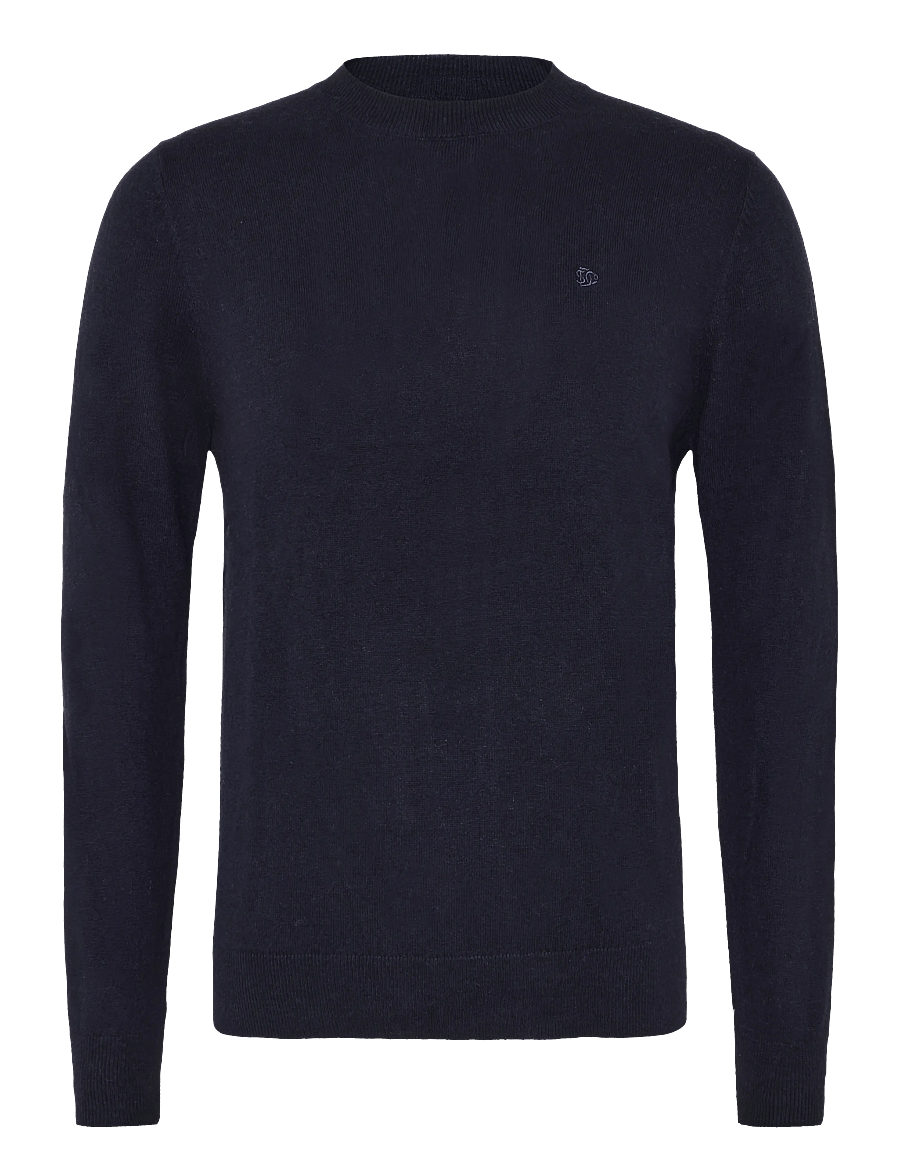 Superdry - ESSENTIAL LW WOOL BLEND JUMPER - rundhalsad - deepest navy - 1