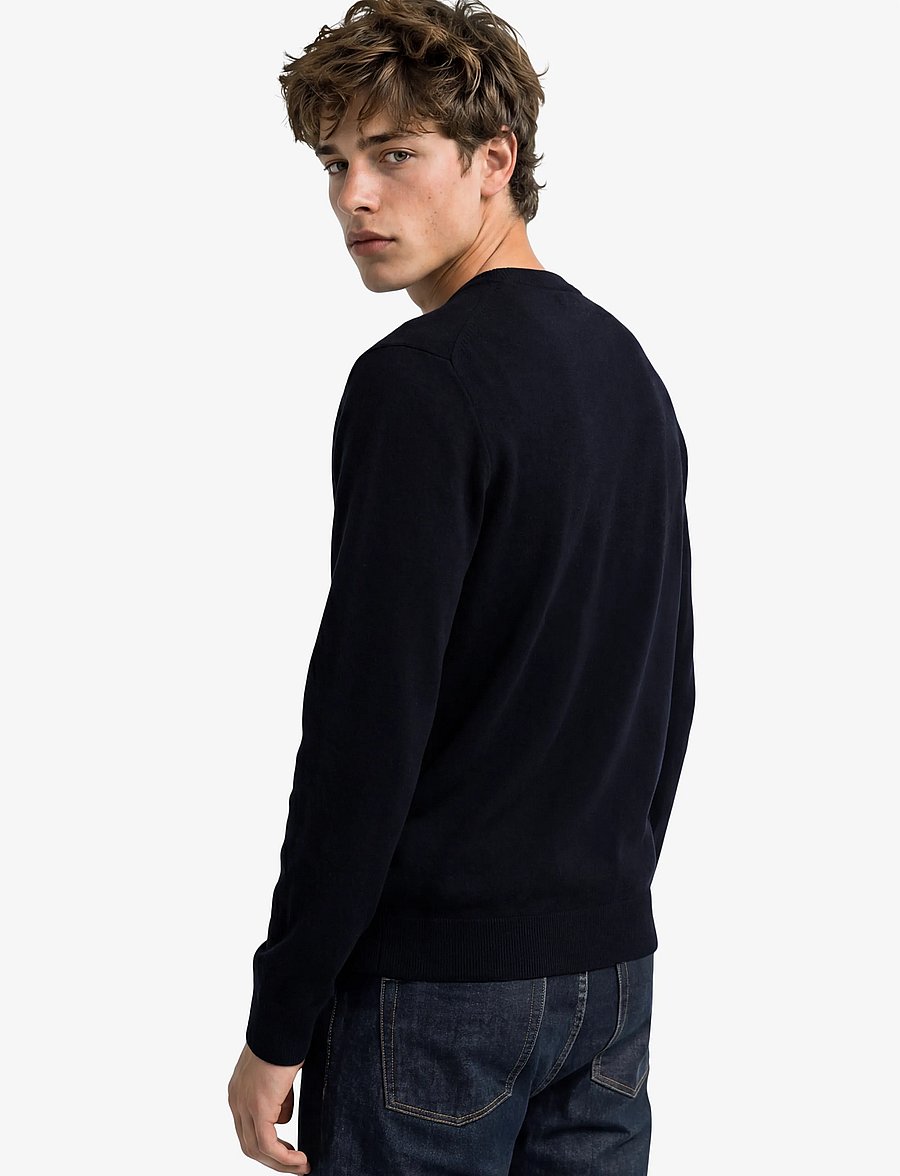 Superdry - ESSENTIAL LW WOOL BLEND JUMPER - rundhals - deepest navy - 2