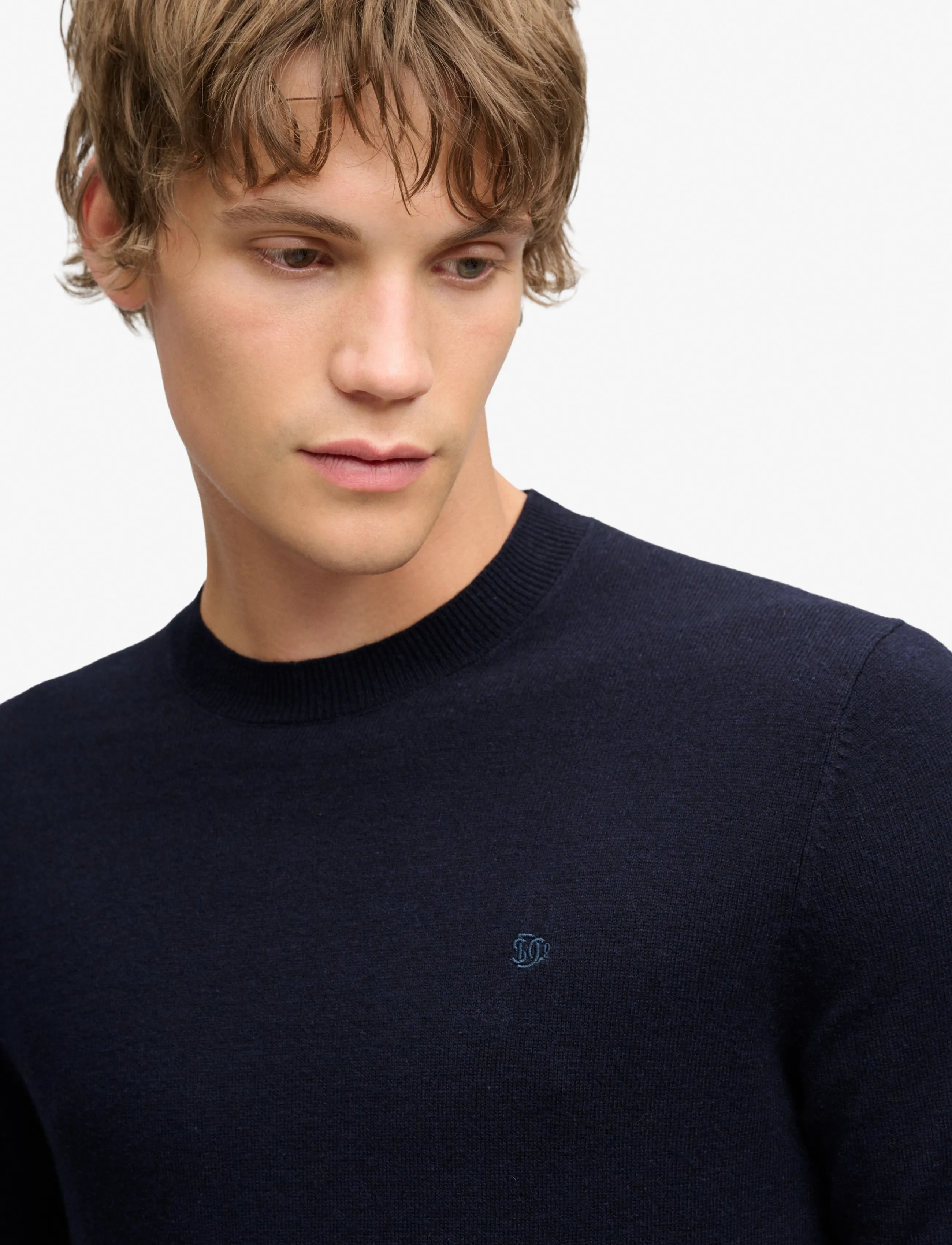 Superdry - ESSENTIAL LW WOOL BLEND JUMPER - deepest navy - 3