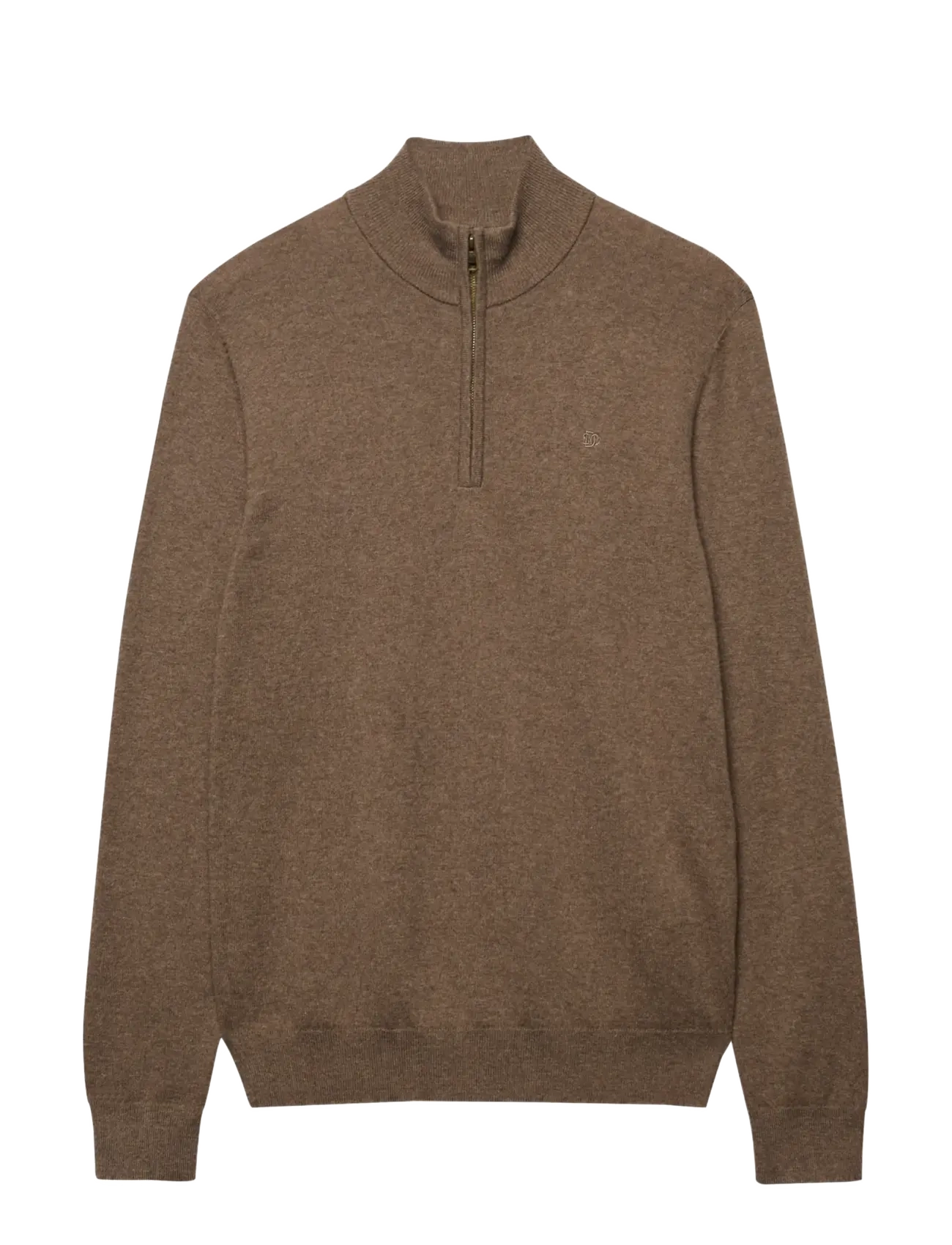 Superdry - ESS LW WOOL BLEND 1/2 ZIP - halfzip strik - biscuit brown marl - 2