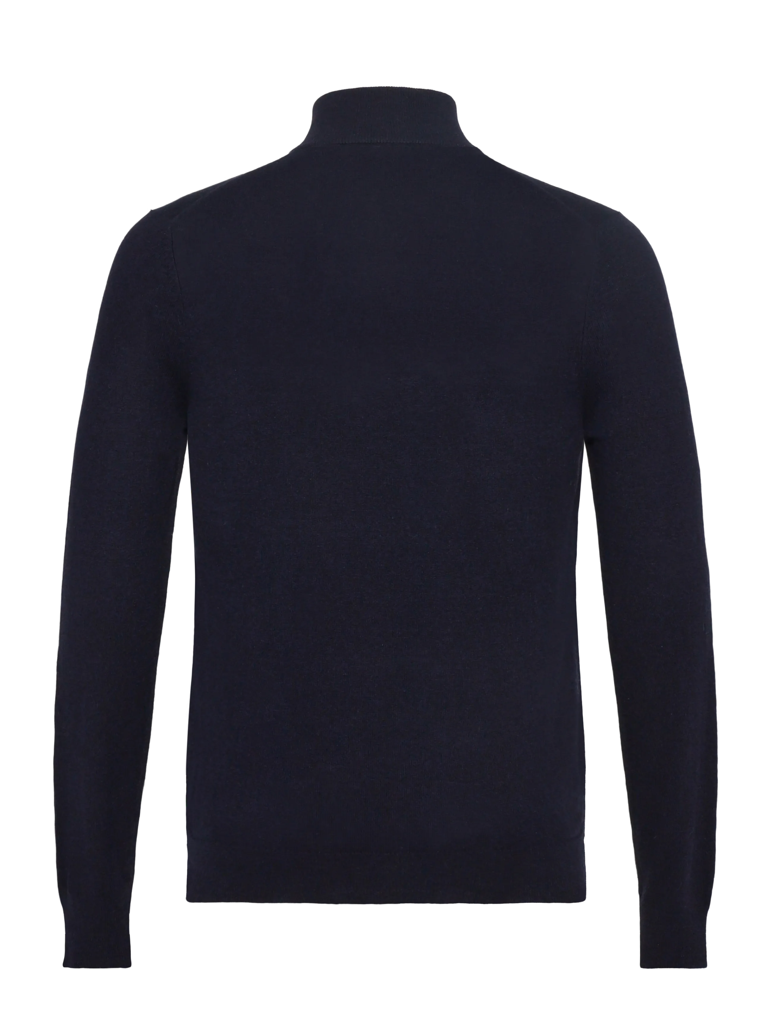 Superdry - ESS LW WOOL BLEND 1/2 ZIP - poolpika lukuga džemprid - deepest navy - 2