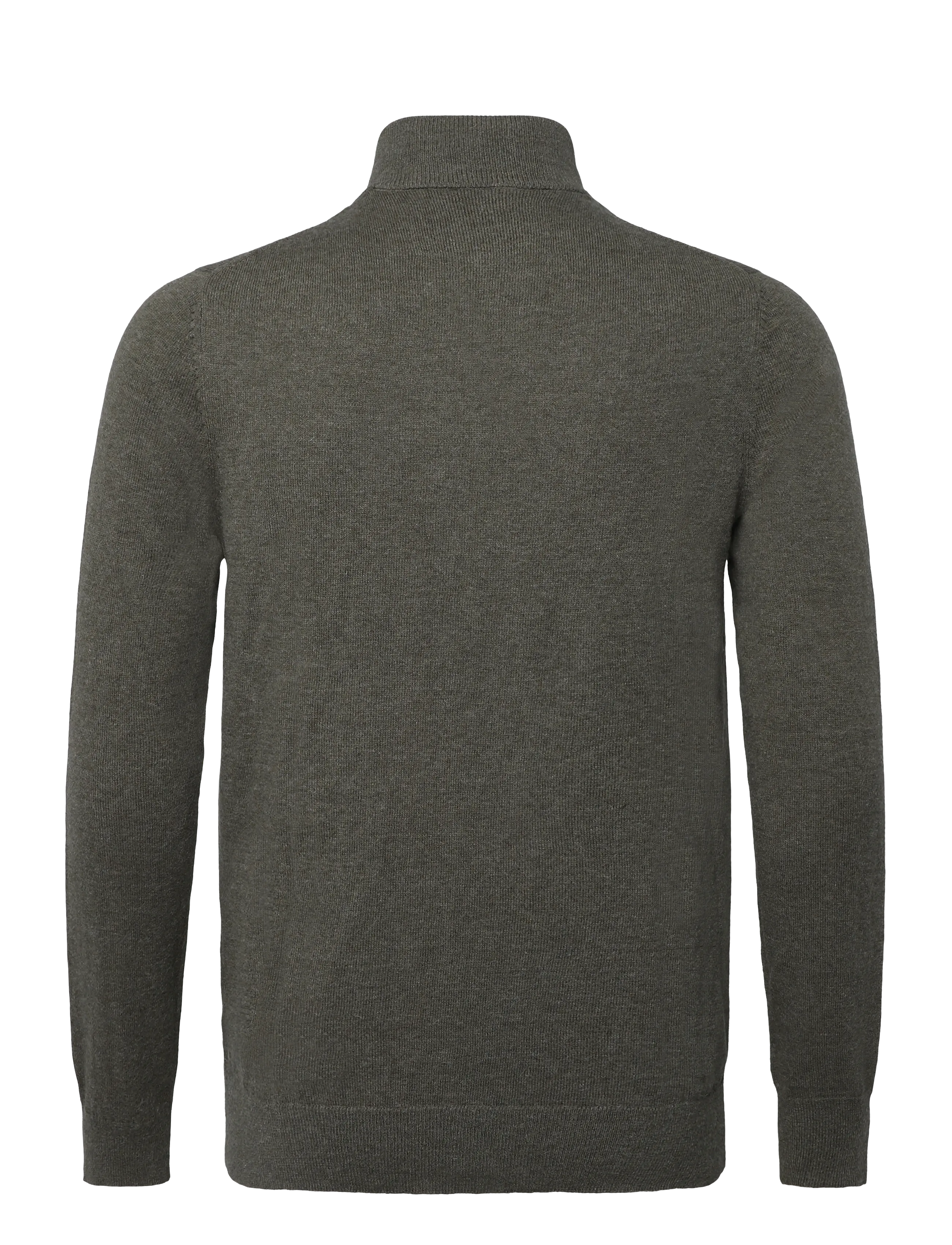 Superdry - ESS LW WOOL BLEND 1/2 ZIP - halfzip strik - lichen green marl - 2