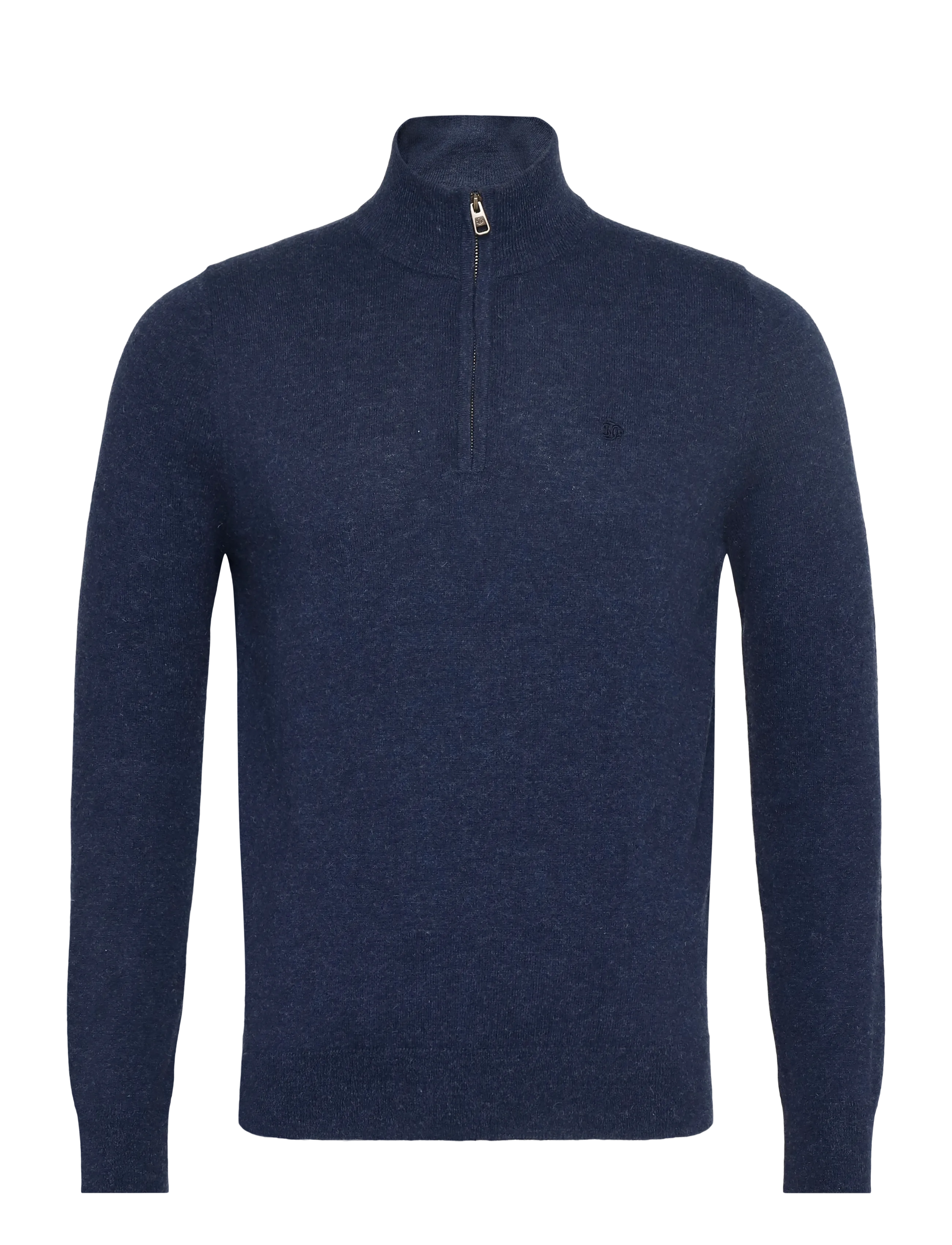 Superdry - ESS LW WOOL BLEND 1/2 ZIP - half zip jumpers - rich navy marl - 1