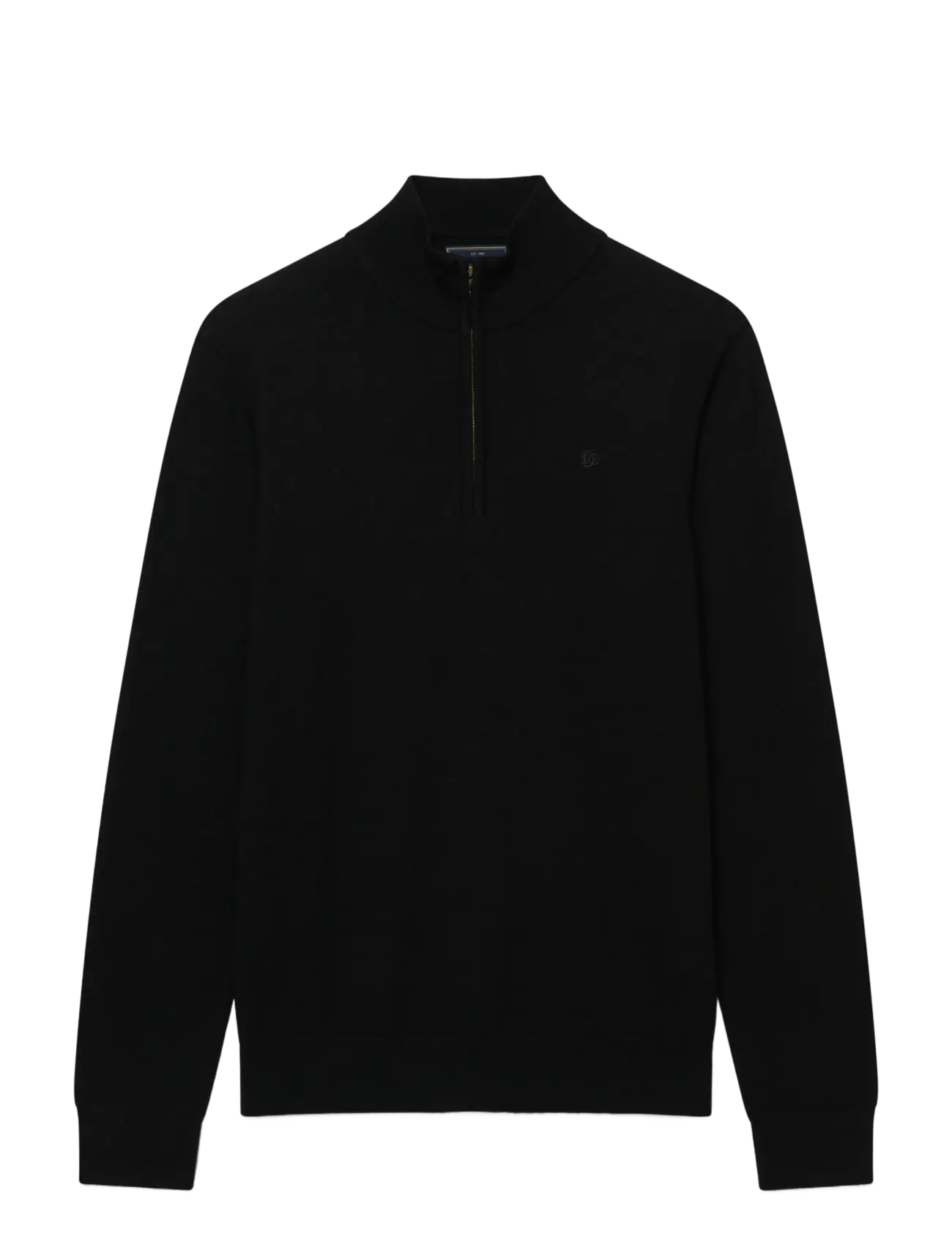 Superdry - ESS LW WOOL BLEND 1/2 ZIP - true black - 1