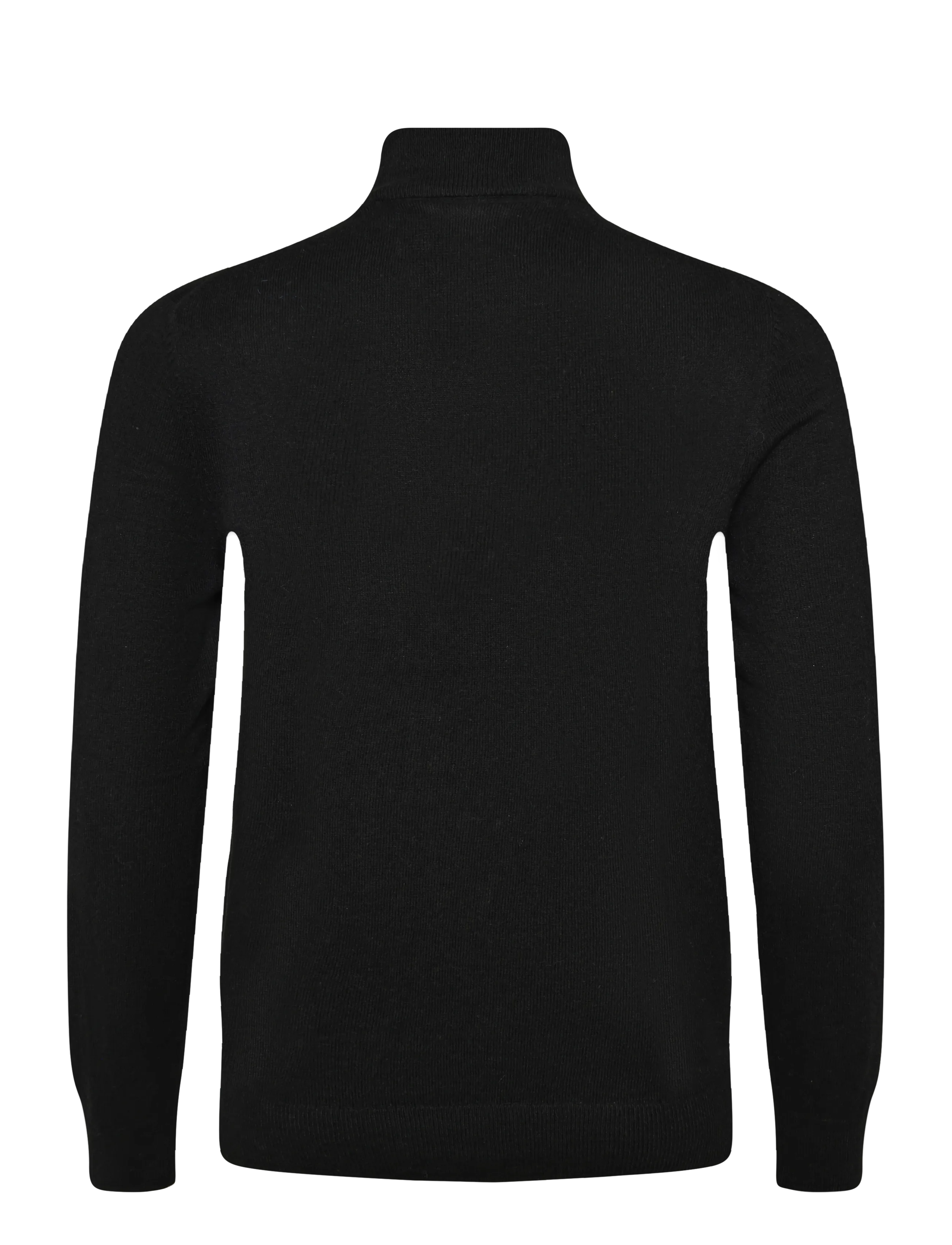 Superdry - ESS LW WOOL BLEND 1/2 ZIP - half zip jumpers - true black - 2