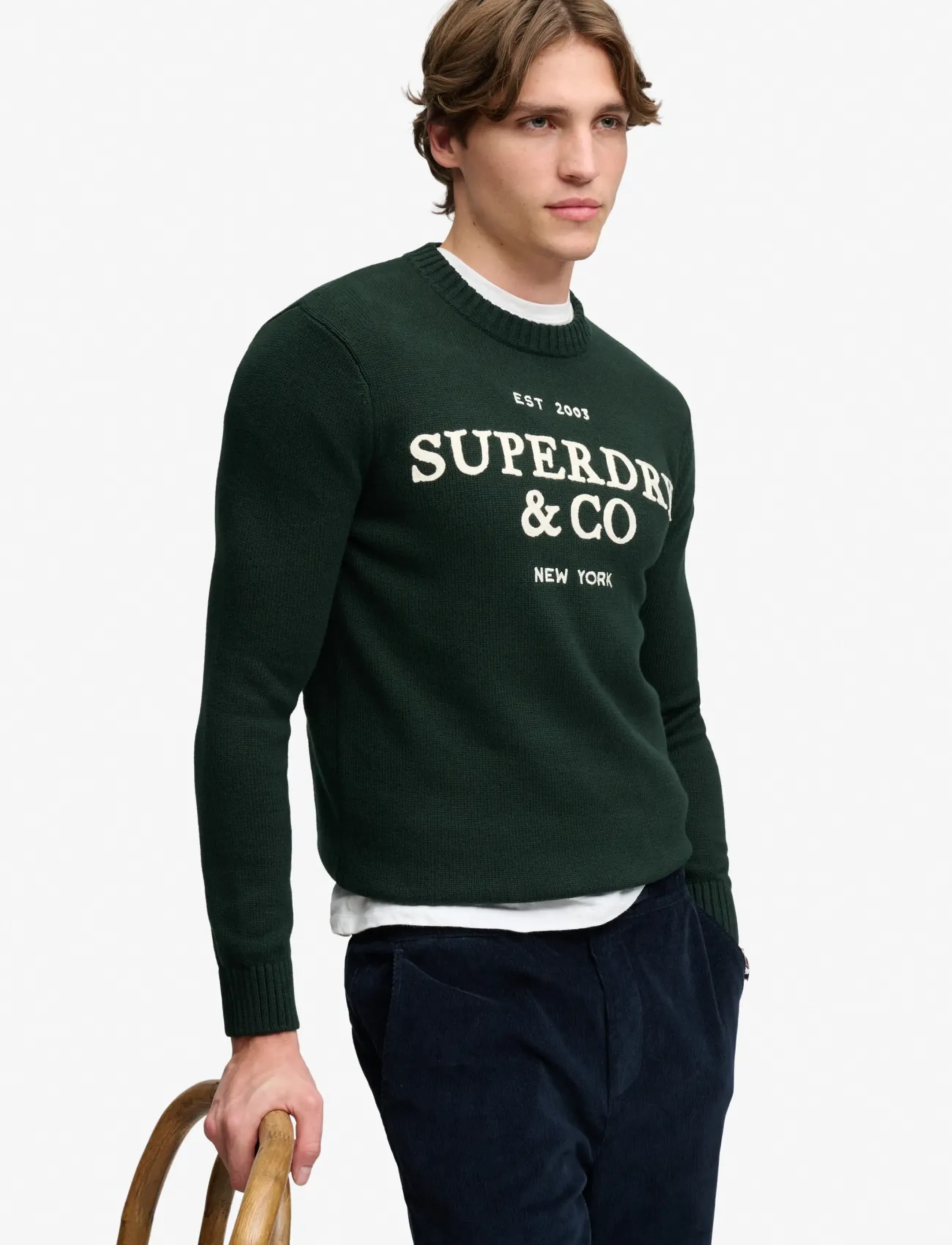 Superdry Applique Graphic Jumper stickade tröjor herr – bild 4