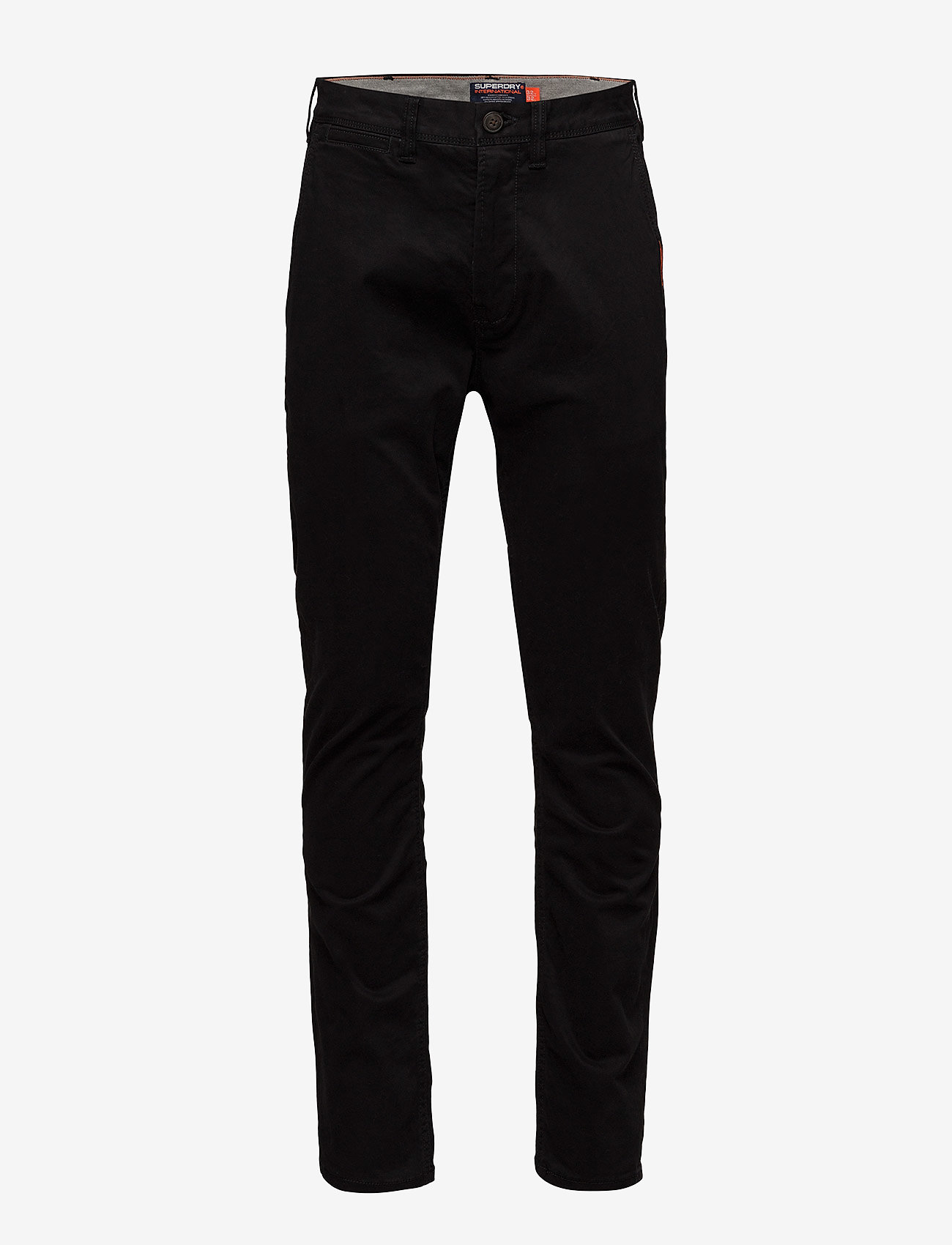Superdry - INTERNATIONAL STRAIGHT CHINO - black - 0