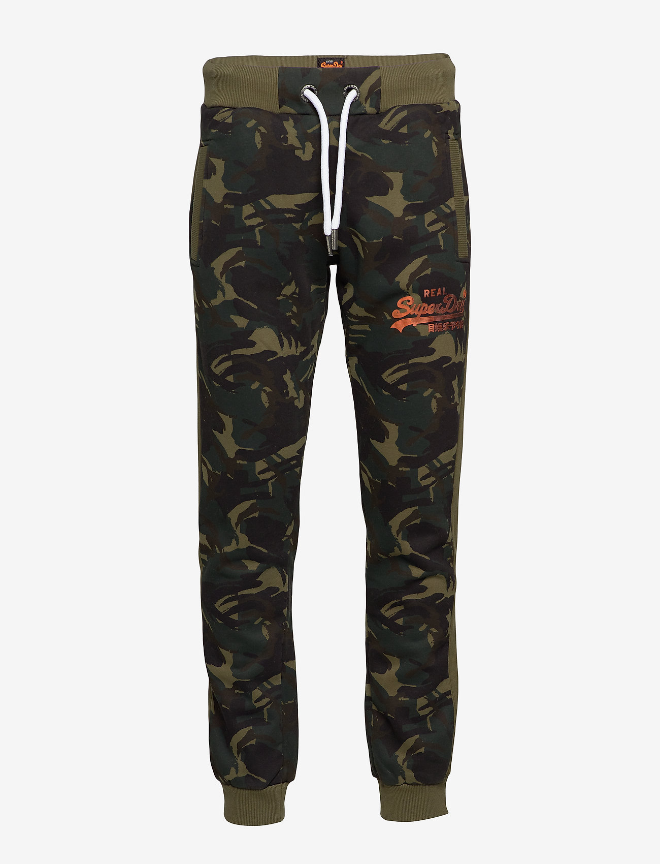 Superdry - VINTAGE LOGO CAMO PANEL JOGGER - burnt olive - 0