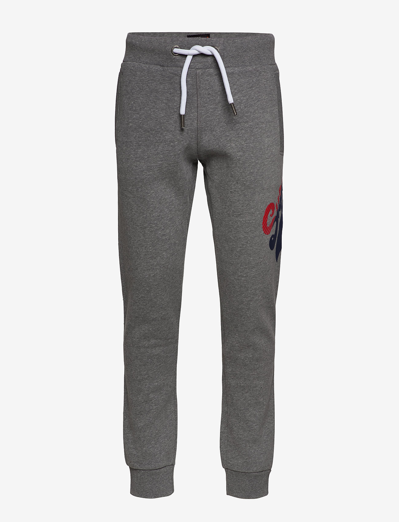 Superdry - VINTAGE LOGO TRI COL JOGGER - dark trophy grey marl - 0