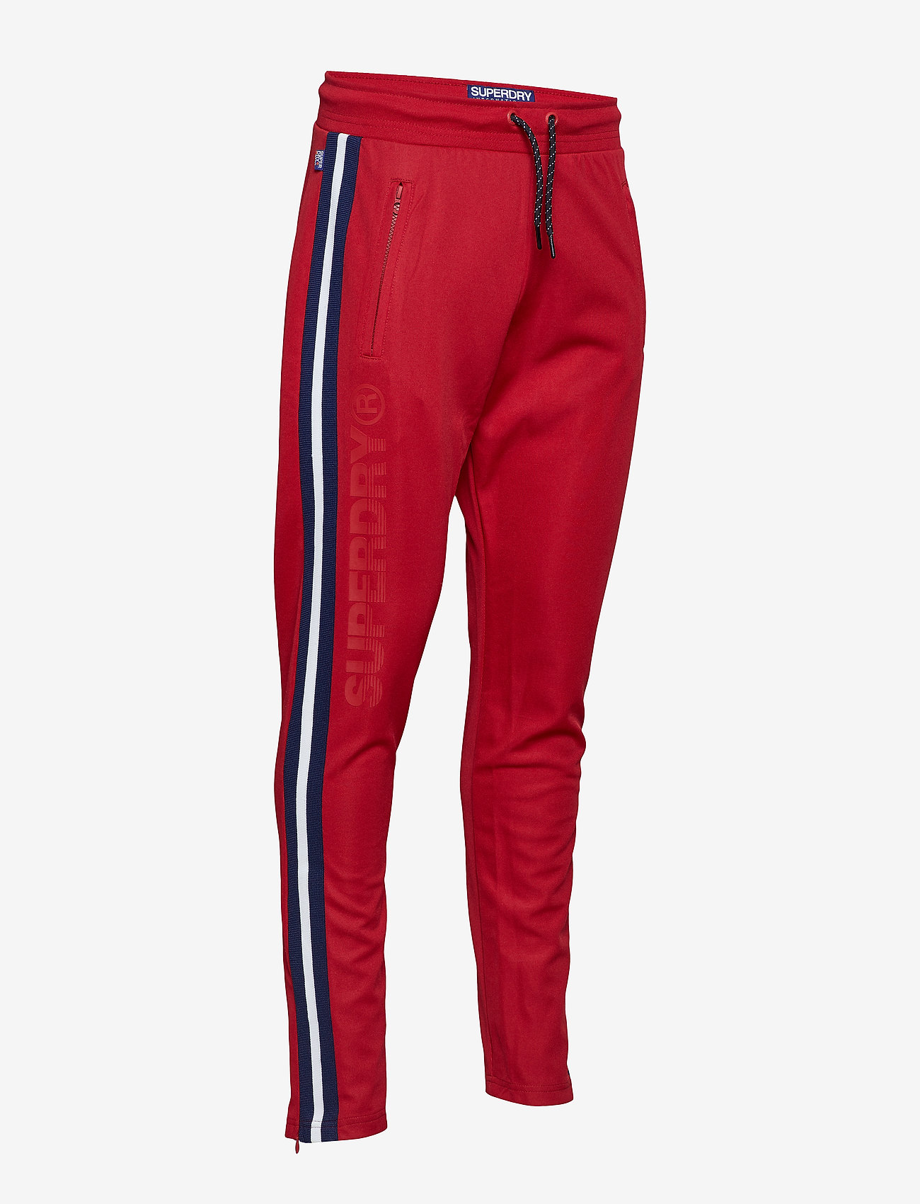 Superdry - LINEMAN SLIM SPRINT JOGGER - track red - 3