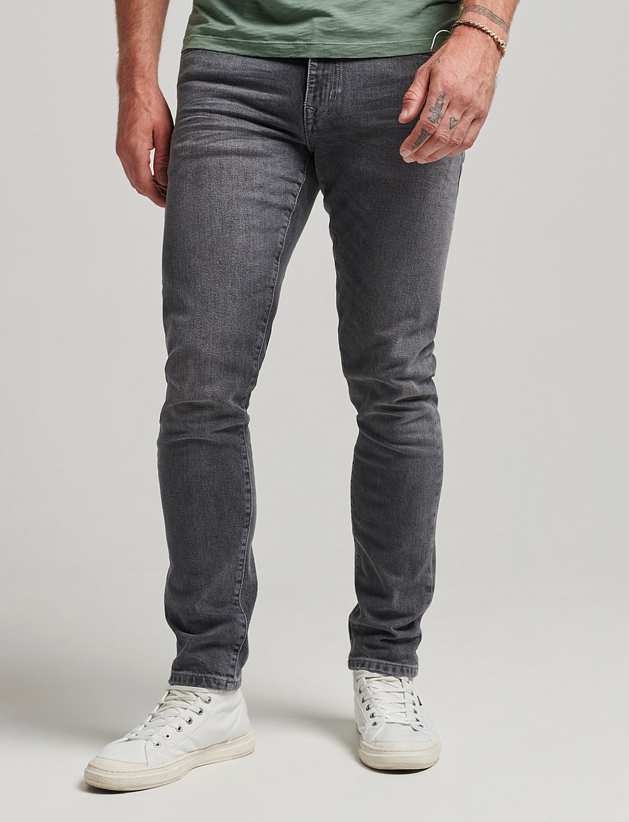 Superdry - VINTAGE SLIM JEANS - clinton used grey - 0