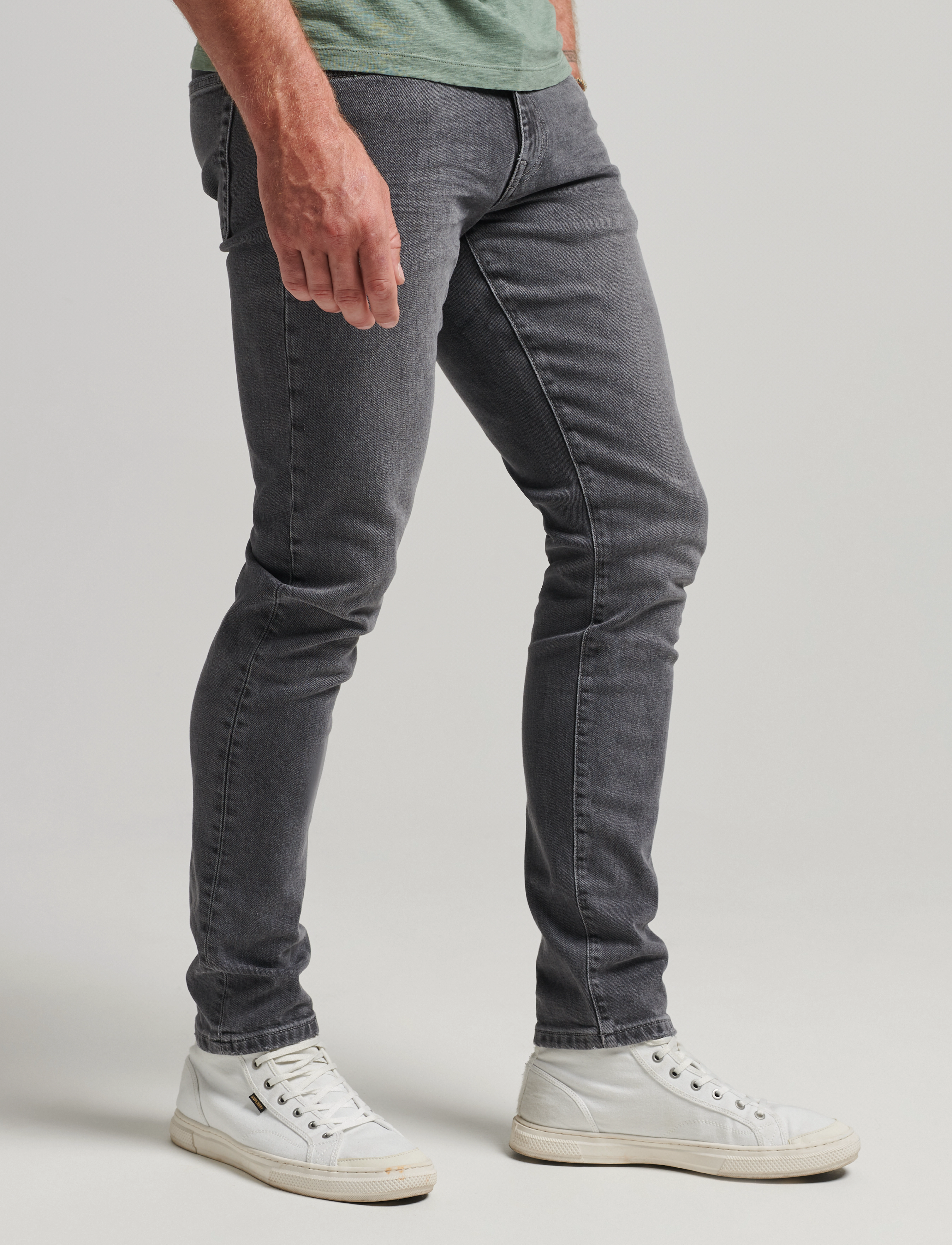 Superdry - VINTAGE SLIM JEANS - clinton used grey - 4