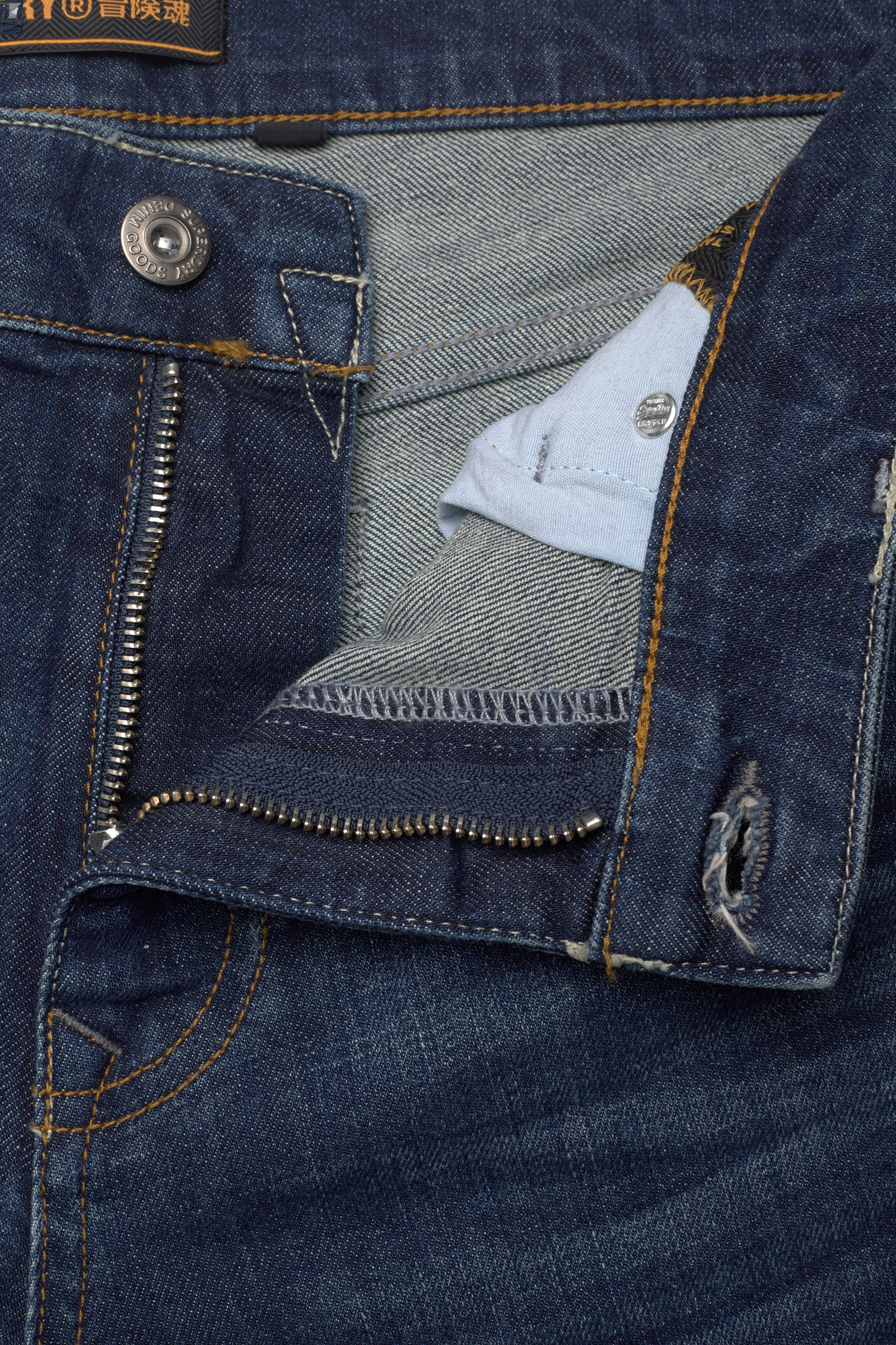 Superdry - TAILORED STRAIGHT - jefferson ink vintage - 4