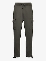 Superdry - RELAXED CARGO JOGGERS - sweatpants - dark grey green - 0