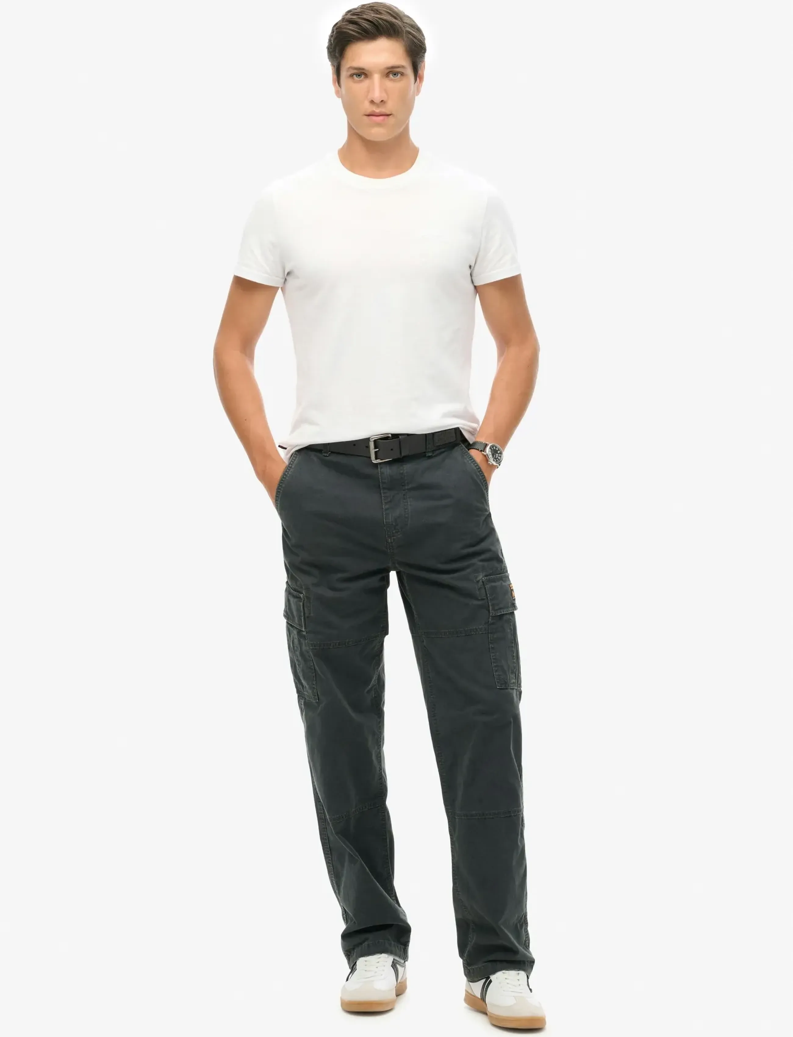 Superdry BAGGY CARGO PANTS - Hosen - ECLIPSE NAVY / navy