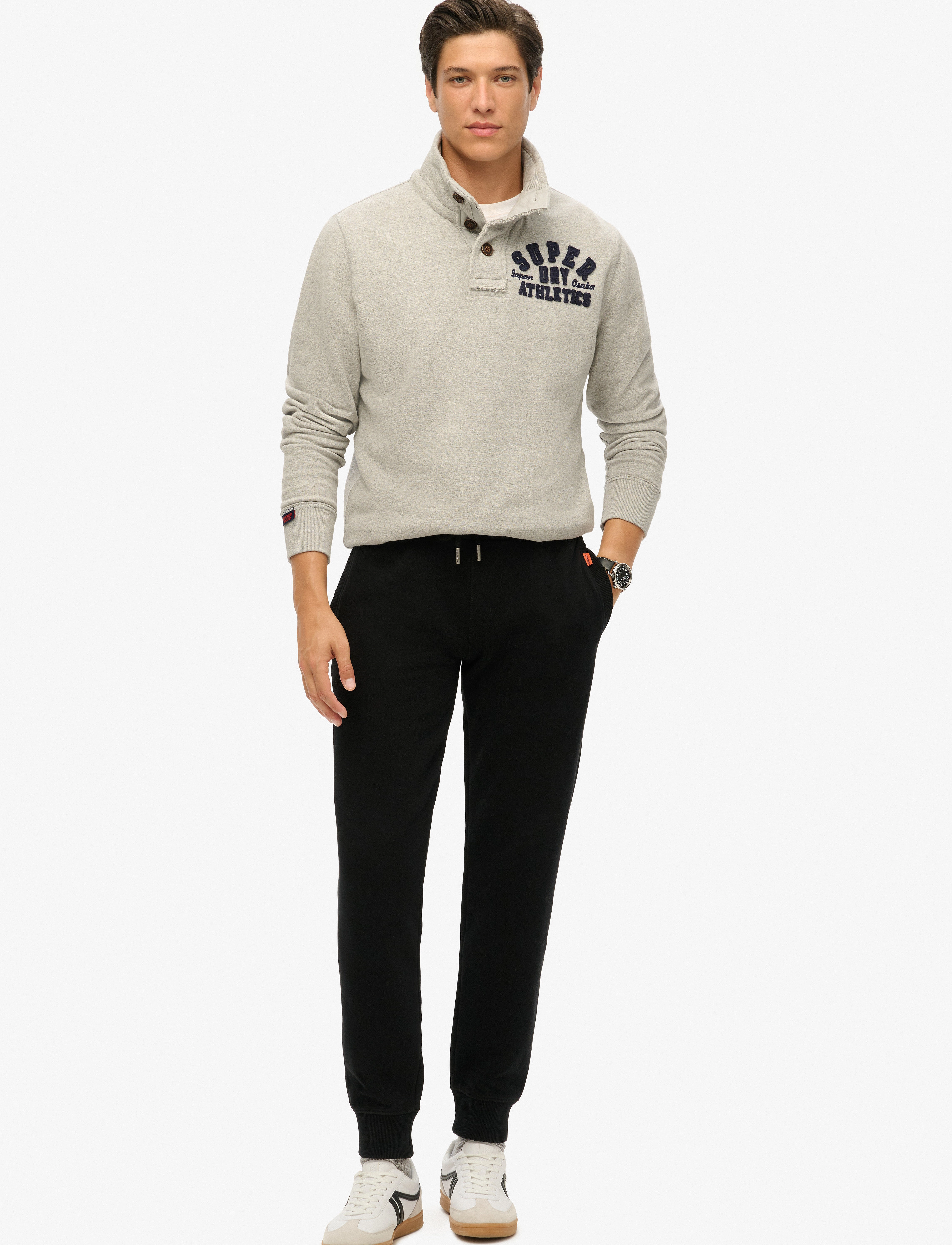Superdry - ESSENTIAL LOGO JOGGERS - black - 5